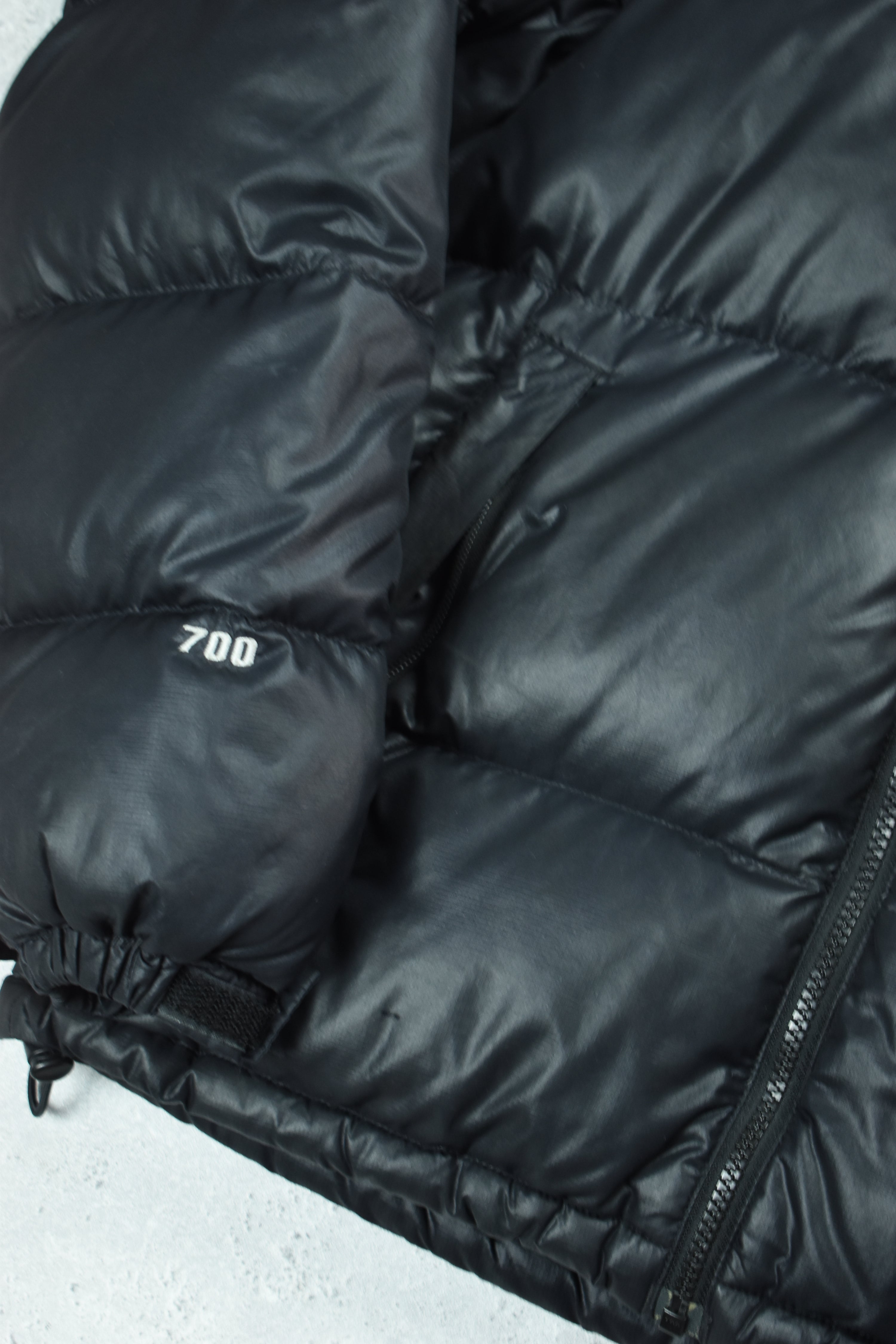 Vintage North Face 700 Nuptse Puffer Black Small