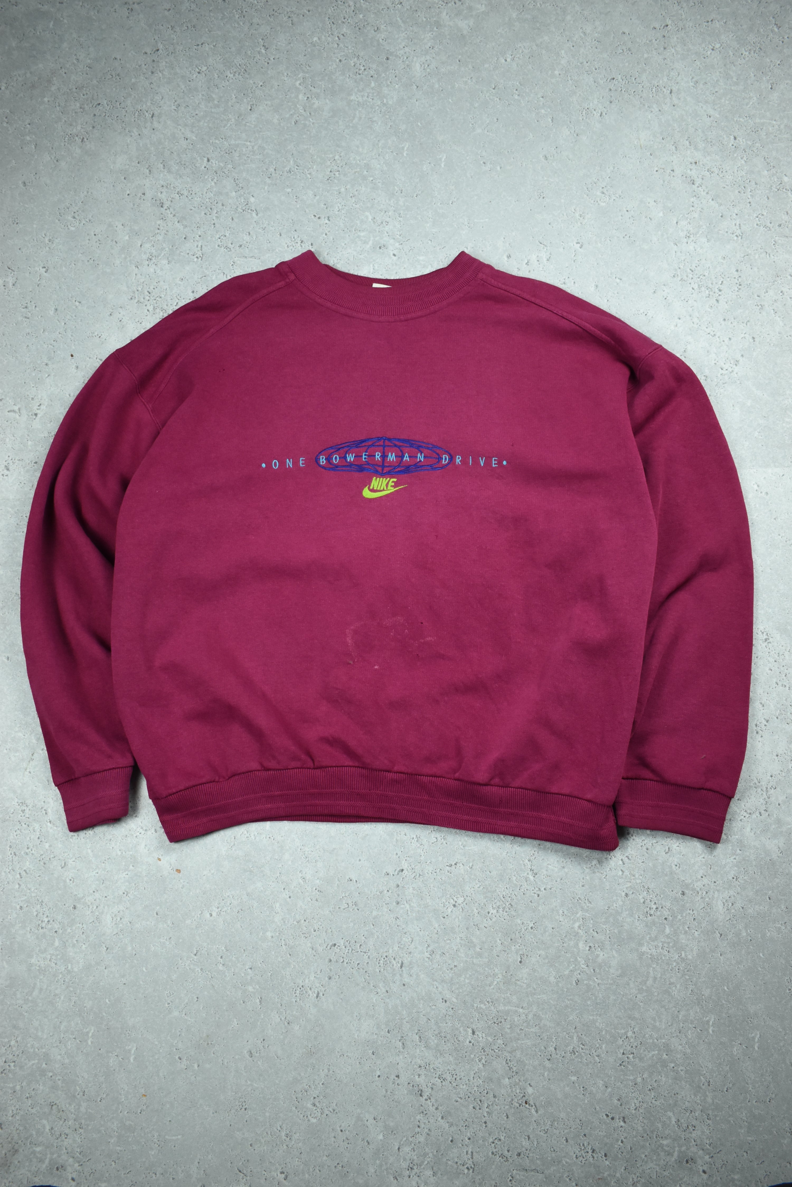 Vintage Rare Nike Bowerman Embroidered Sweatshirt Medium | Vintage Clothing