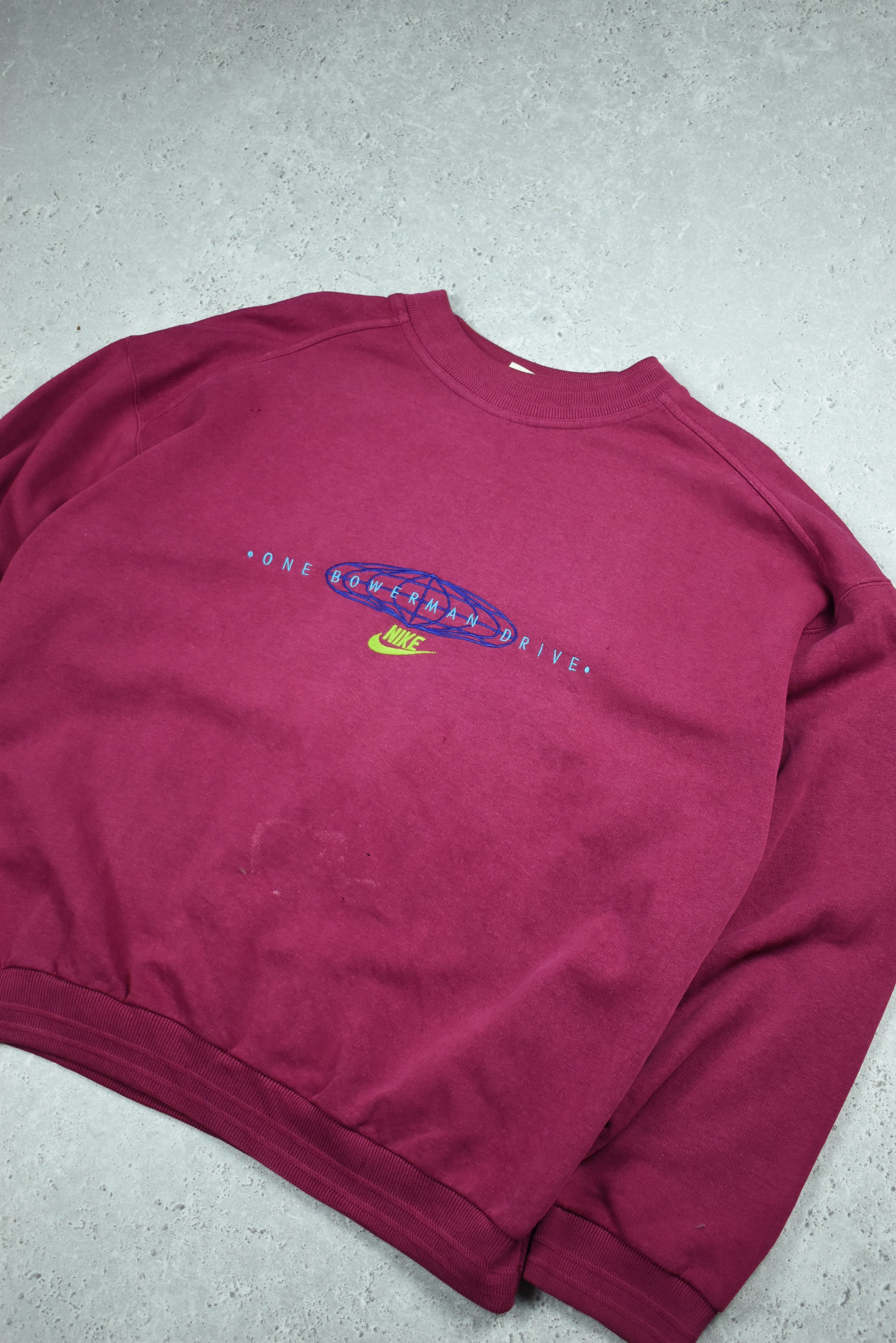 Vintage Rare Nike Bowerman Embroidered Sweatshirt Medium | Vintage Clothing