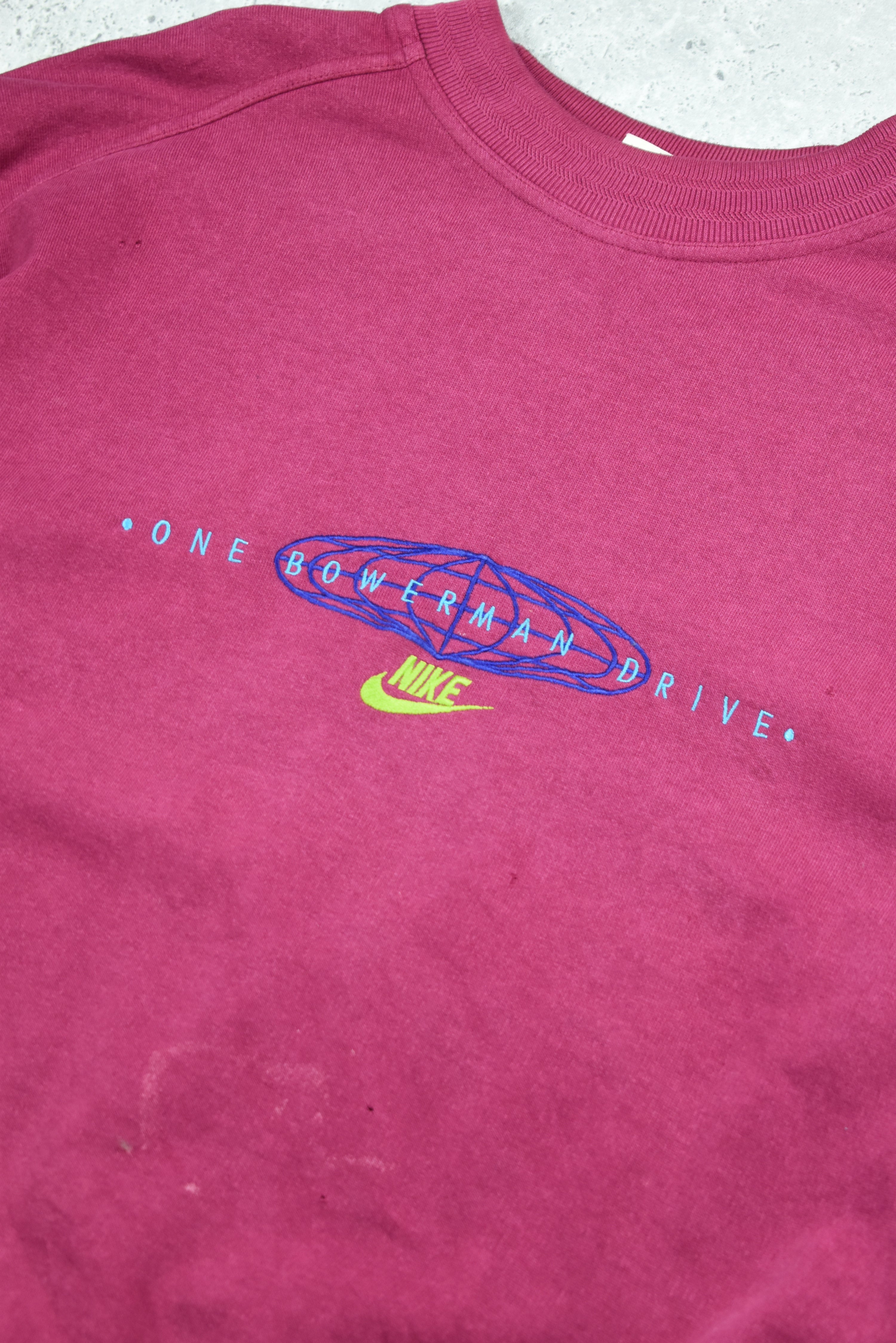 Vintage Rare Nike Bowerman Embroidered Sweatshirt Medium | Vintage Clothing