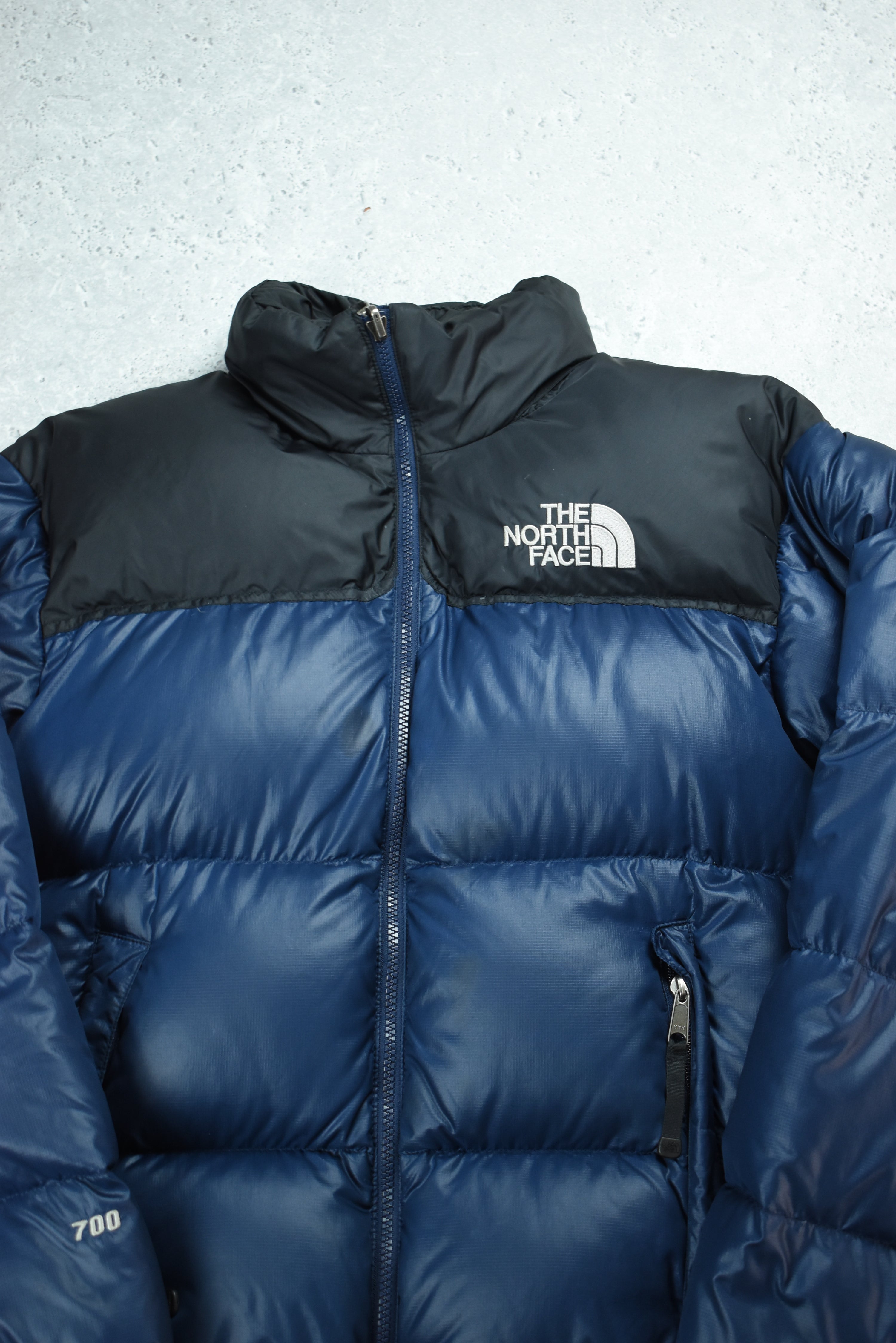 Vintage North Face 700 Nuptse Puffer Navy Medium