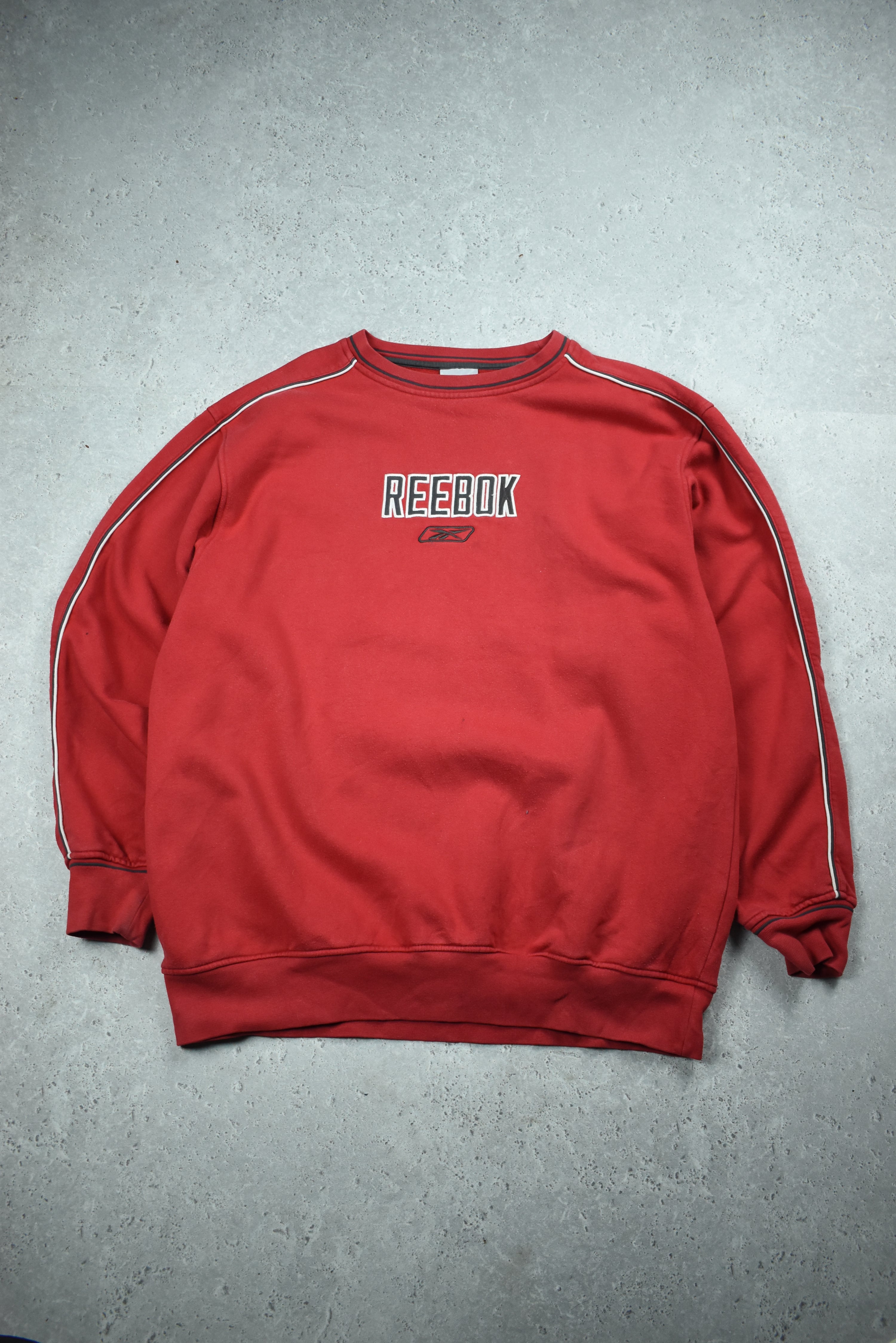 Vintage Reebok Embroidery Logo Sweatshirt Xlarge