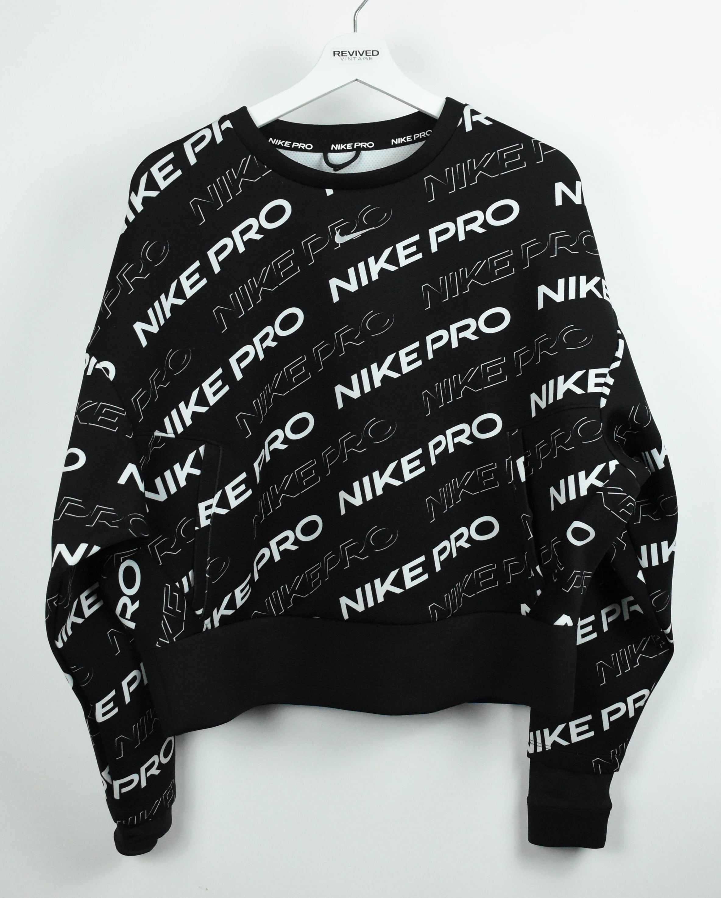 Vintage Nike Pro Dri-Fit Sweatshirt Small | Vintage Clothing