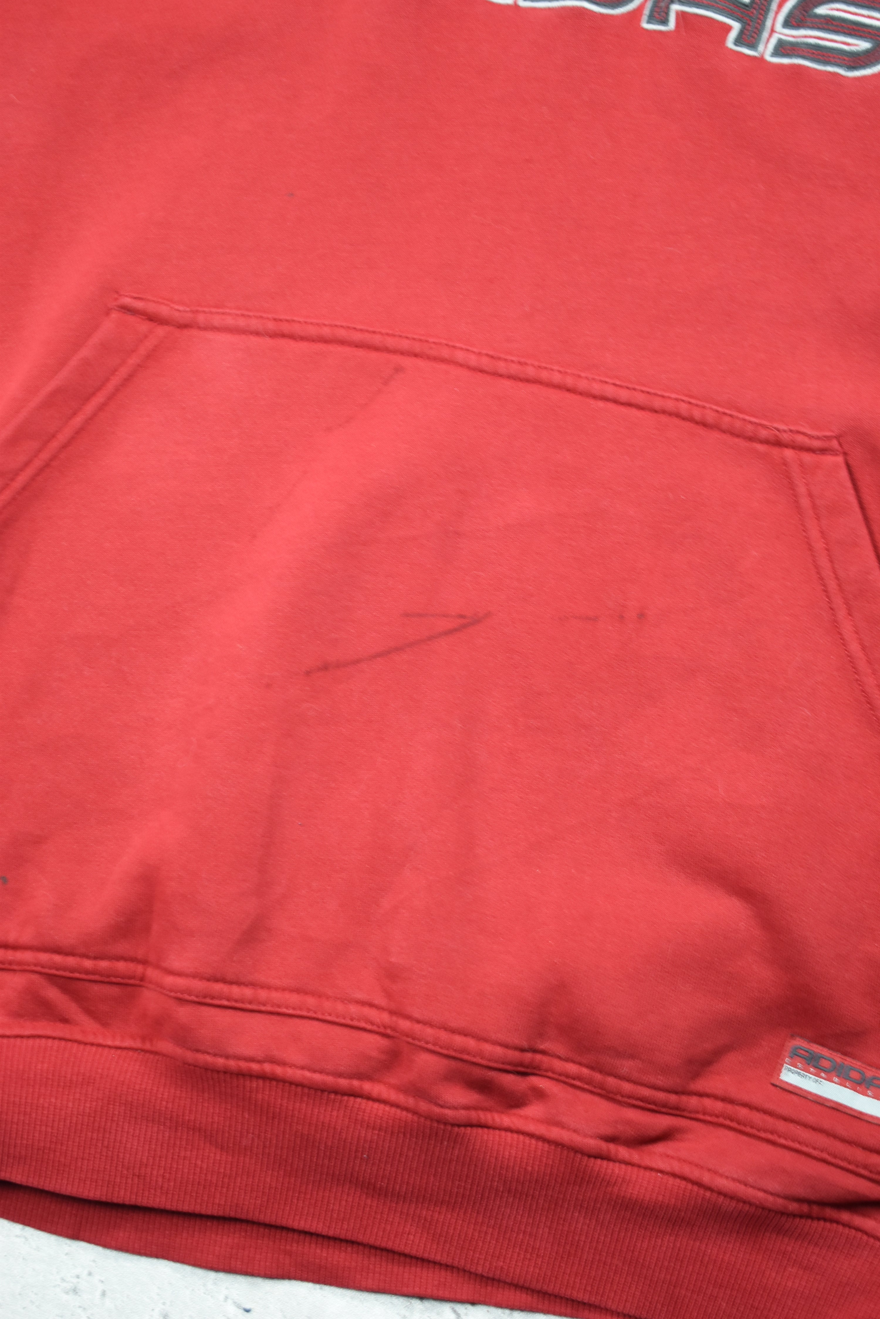 Vintage Adidas 90s Embroidery Logo Hoodie Large