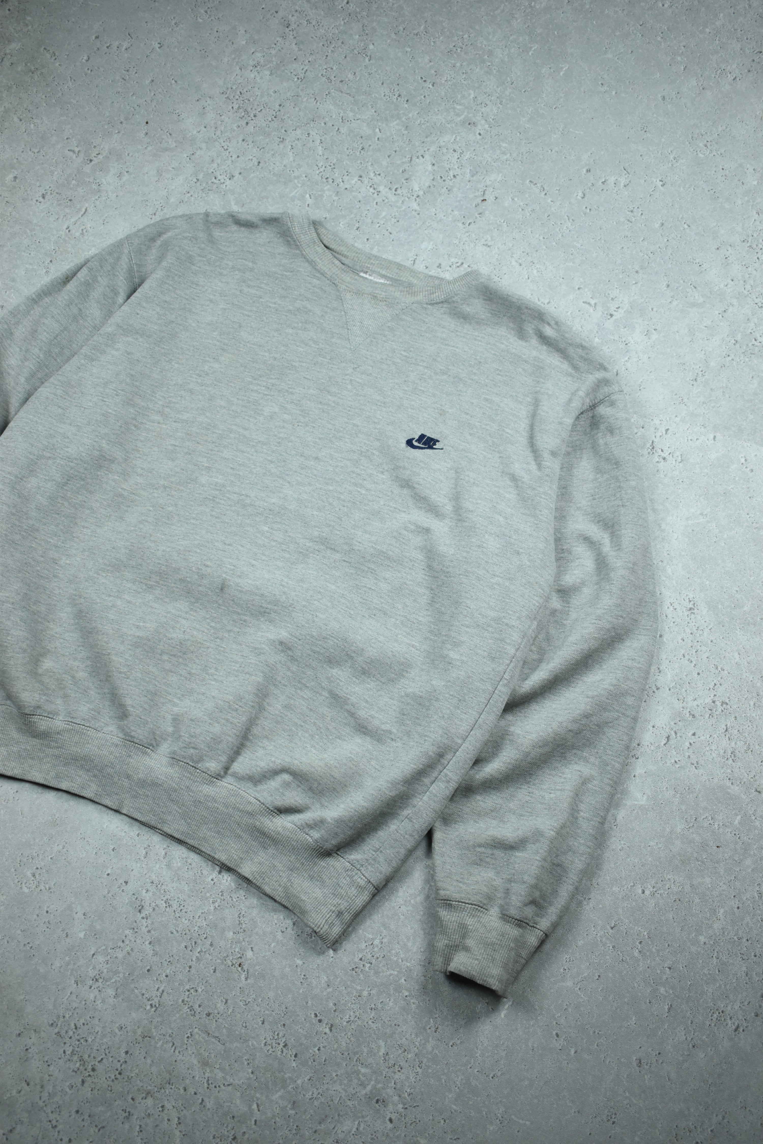 Vintage Nike Embroidered Logo Sweatshirt Large | Vintage Clothing