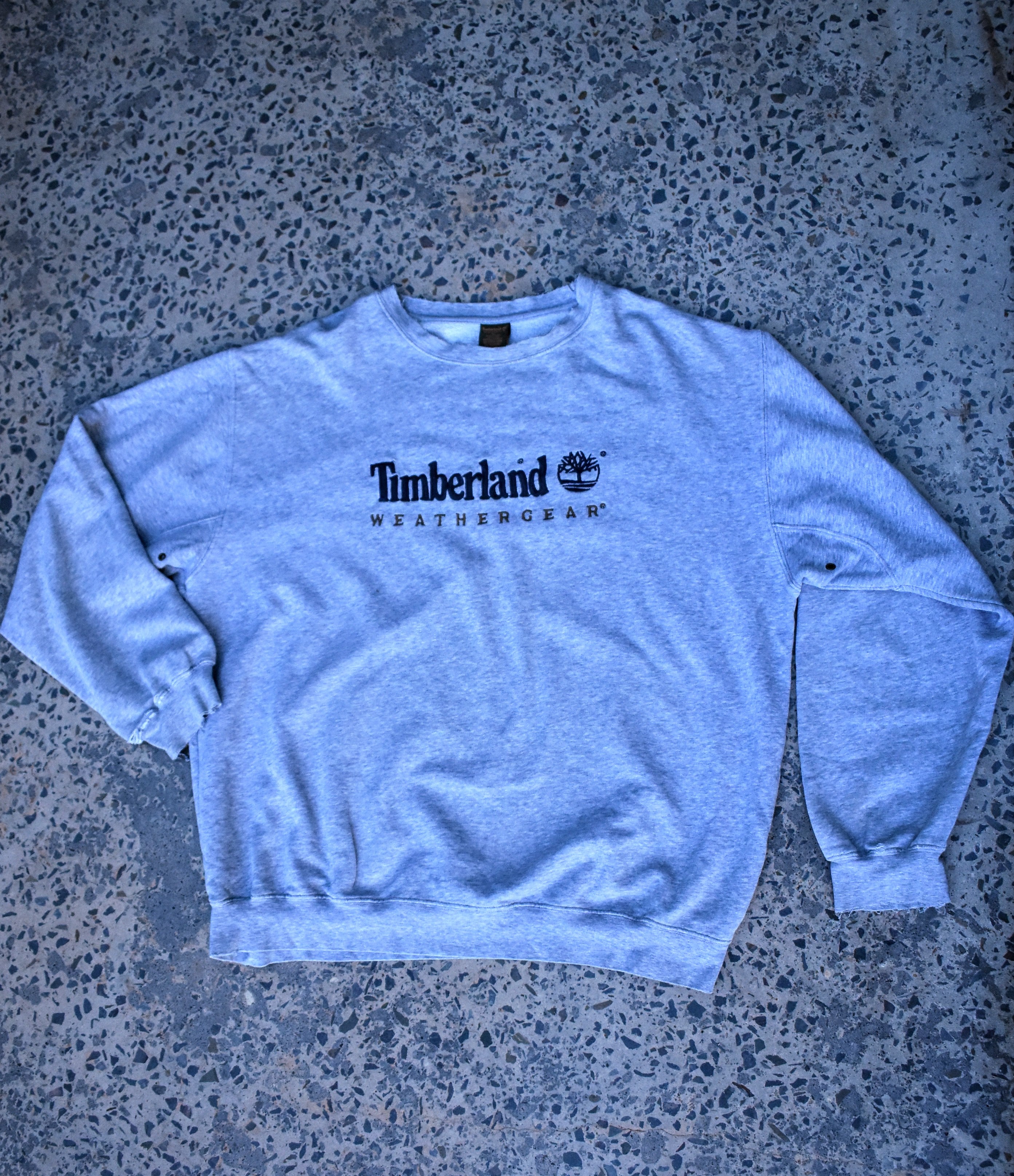 Vintage Timberland Weathergear Embroidered Sweatshirt XL