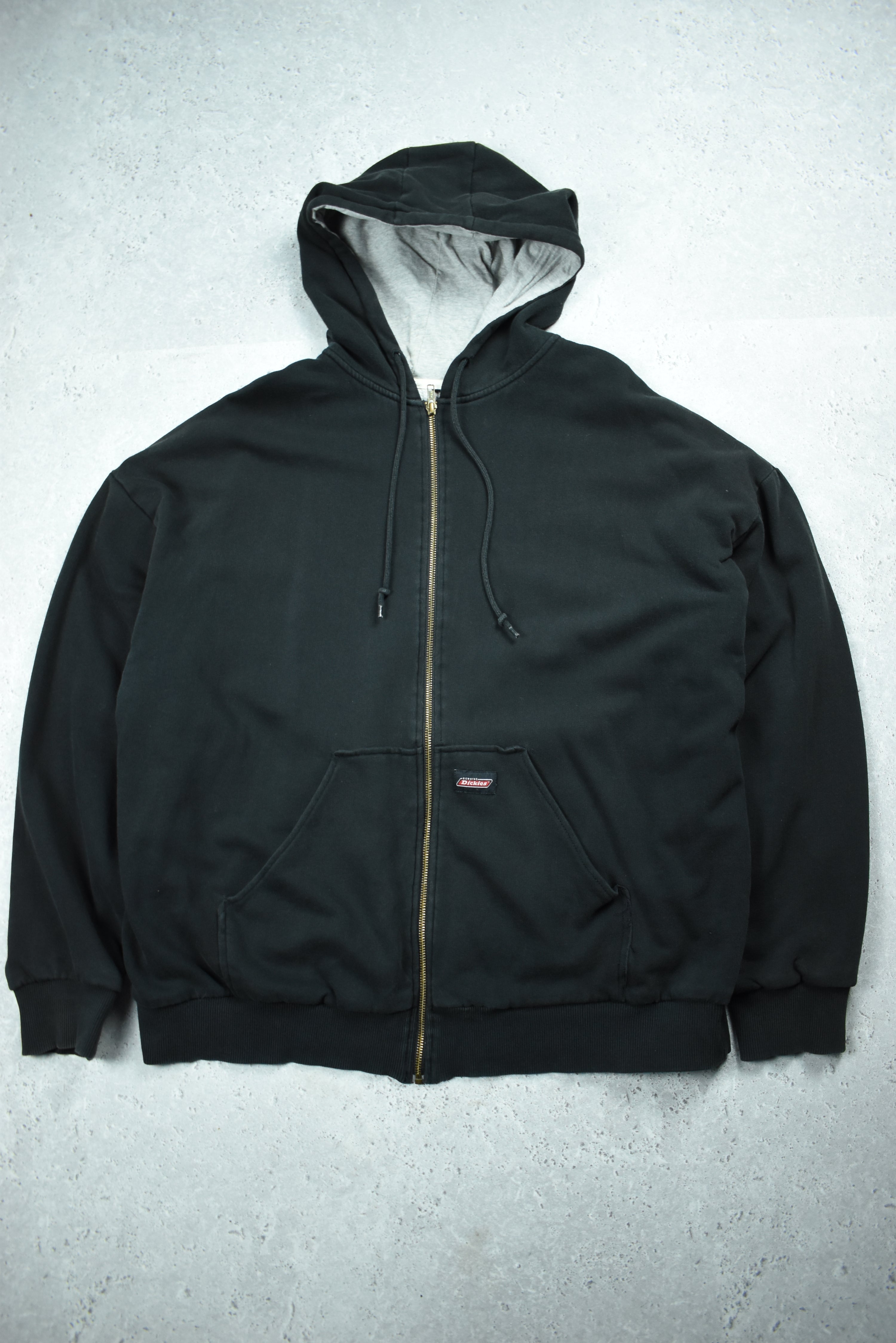 Vintage Dickies Heavy Weight Full Zip Hoodie Xlarge