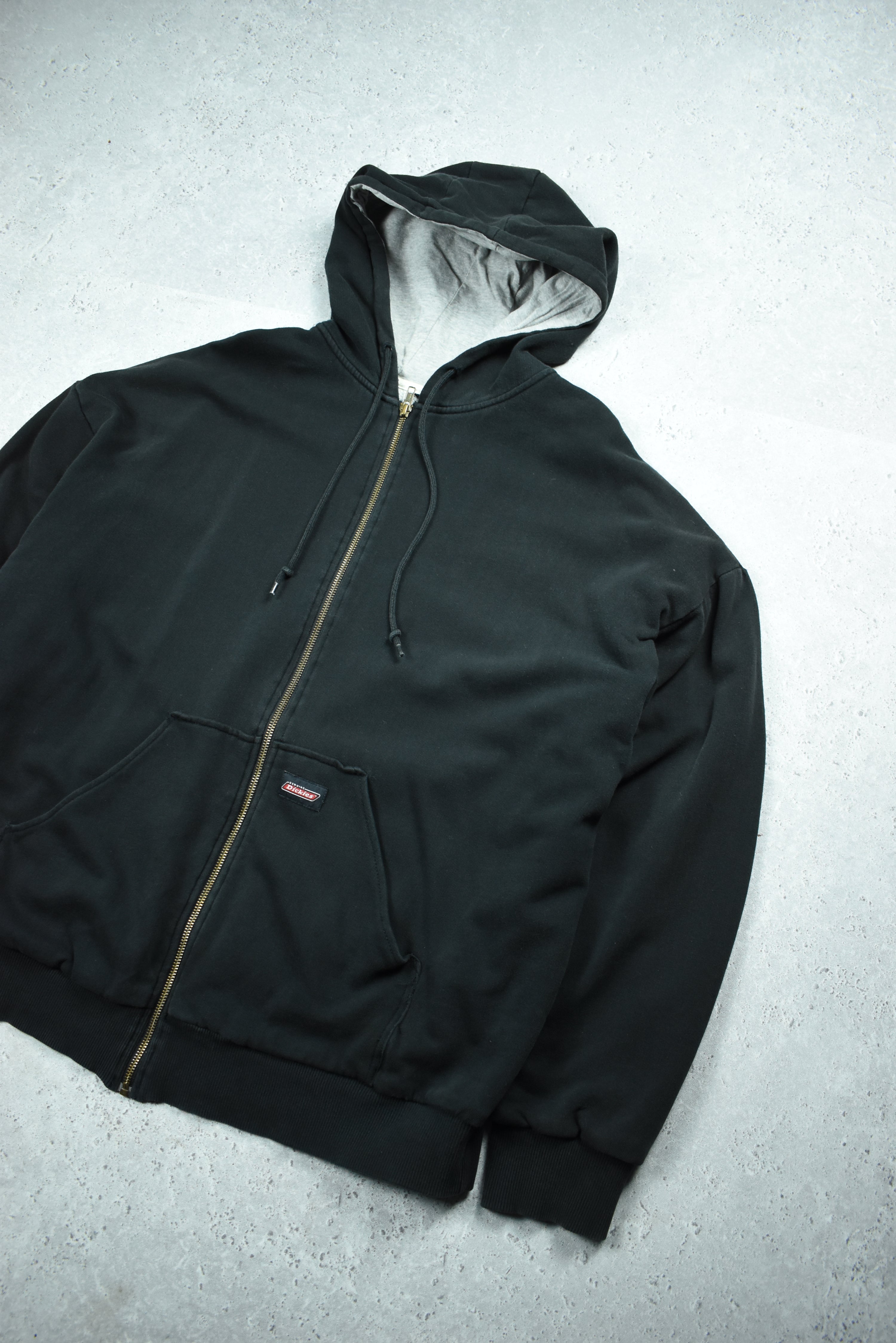 Vintage Dickies Heavy Weight Full Zip Hoodie Xlarge