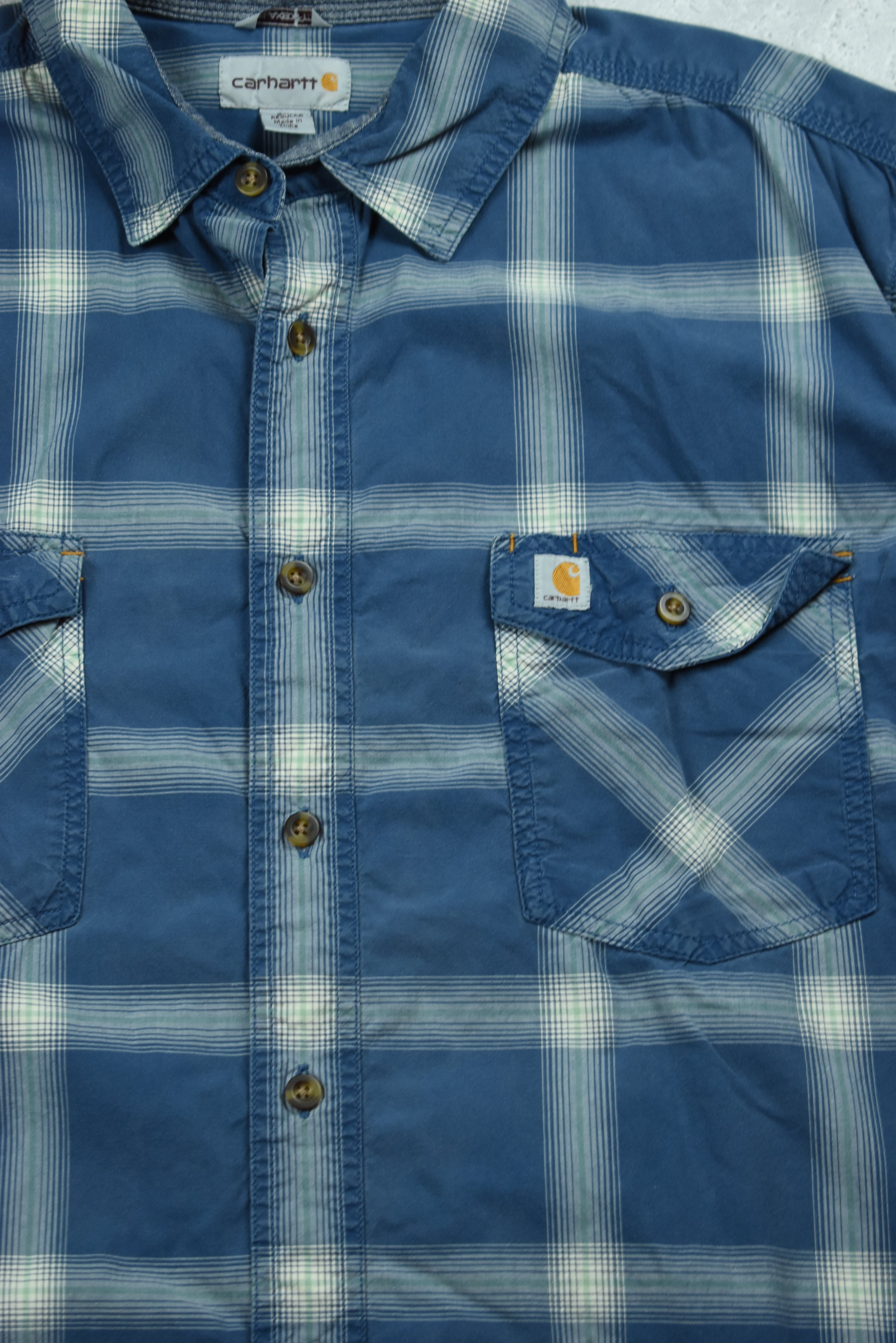 Vintage Carhartt Button Up Casual Shirt XXL