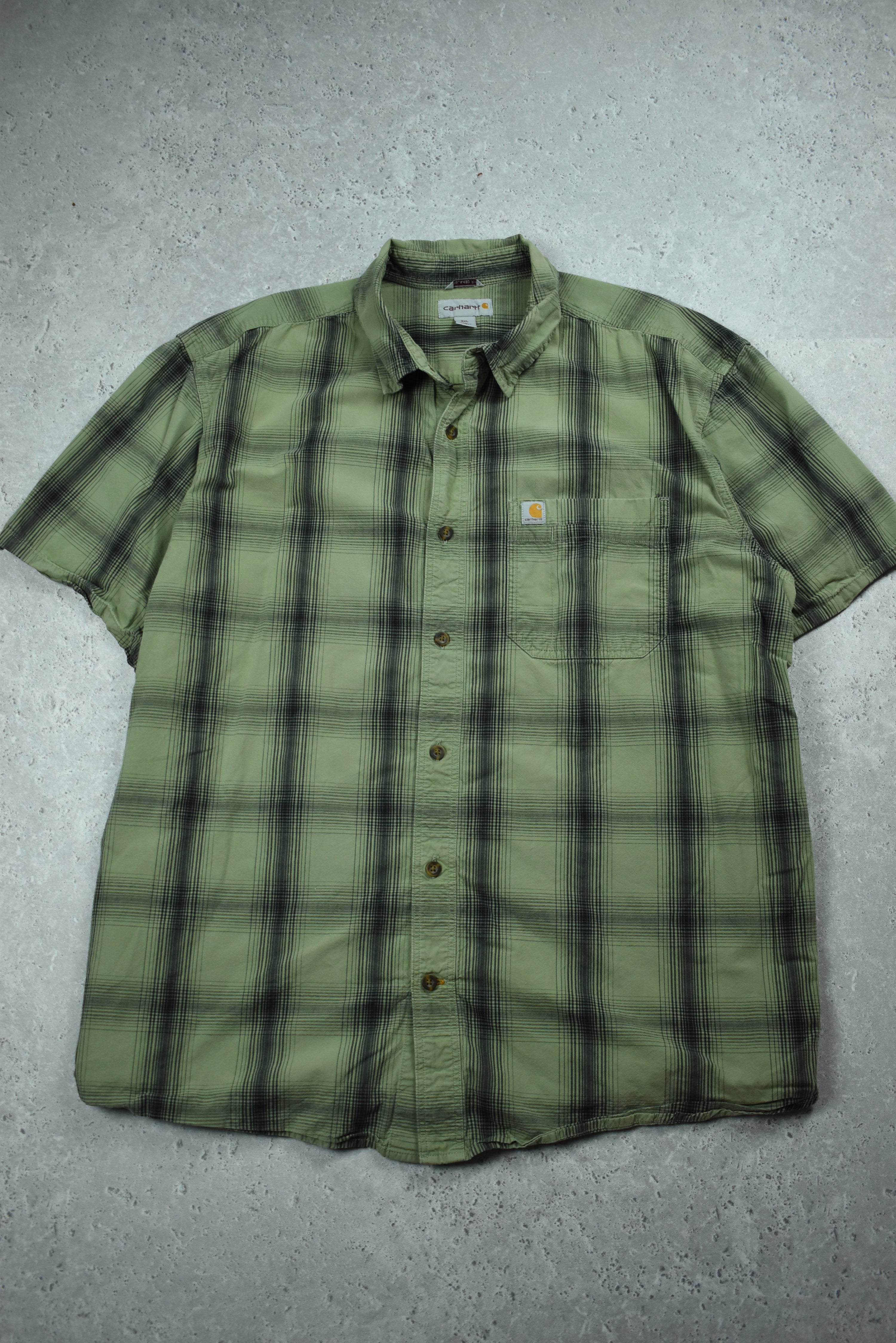 Vintage Carhartt Button Up Casual Shirt Xlarge