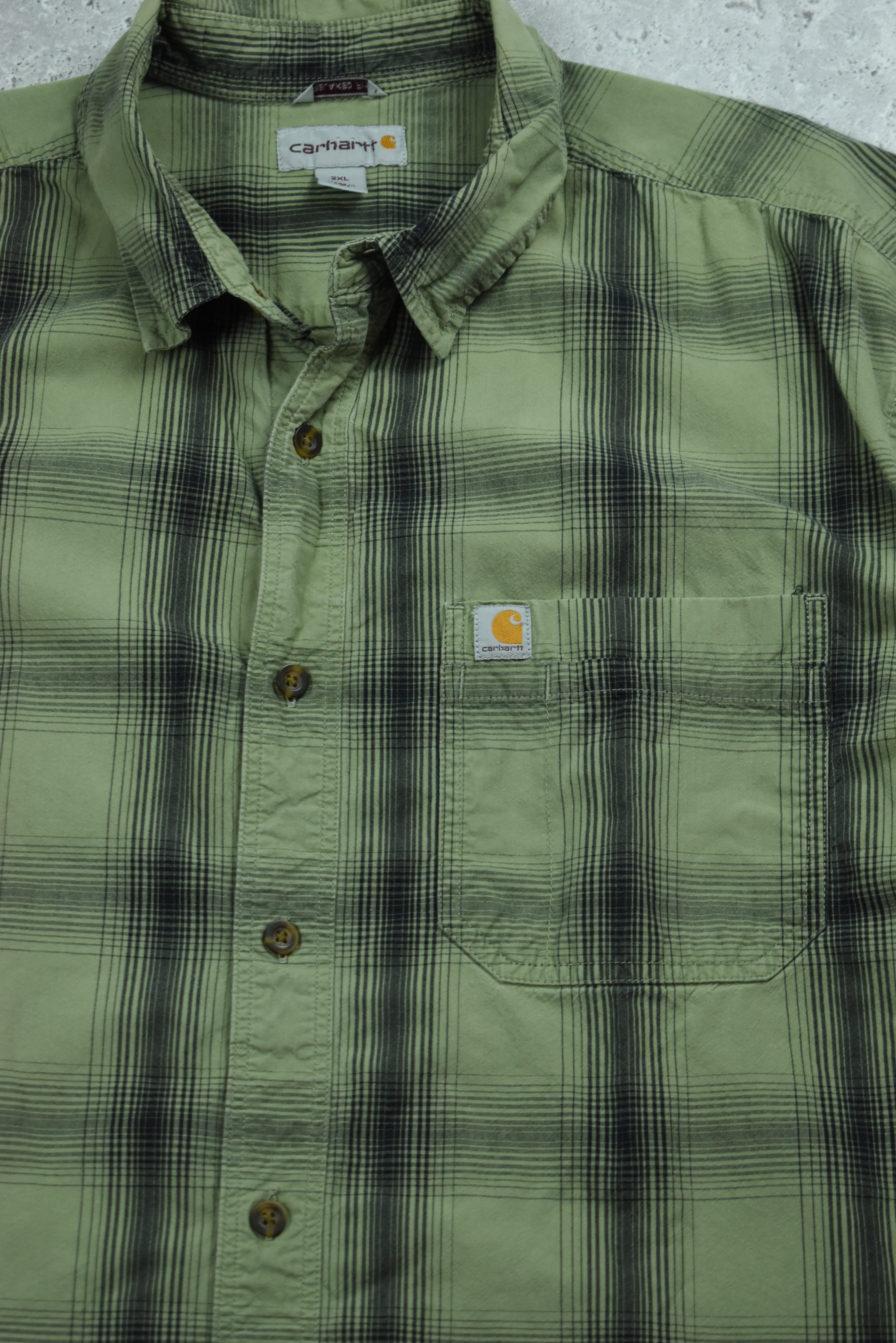 Vintage Carhartt Button Up Casual Shirt Xlarge