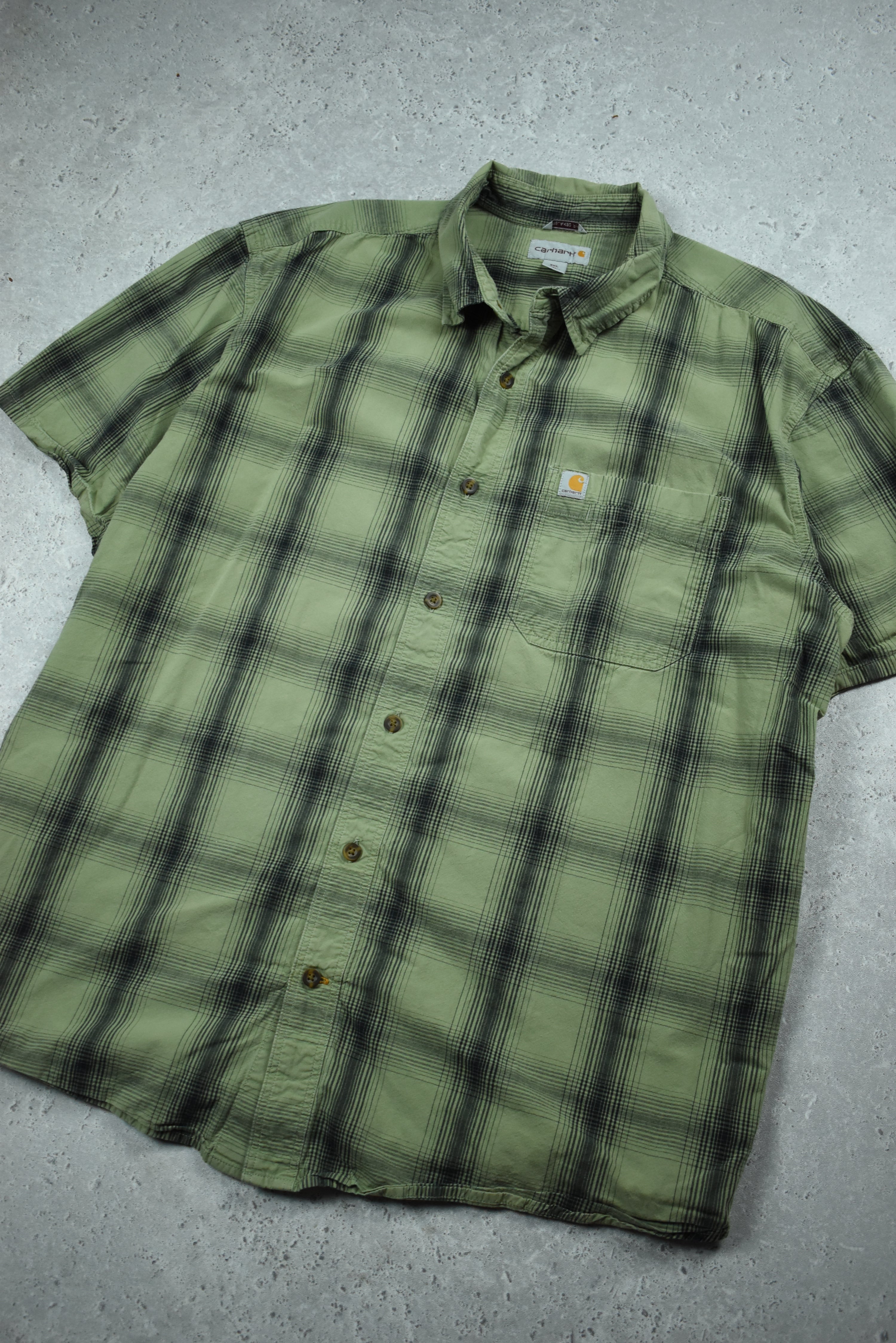 Vintage Carhartt Button Up Casual Shirt Xlarge