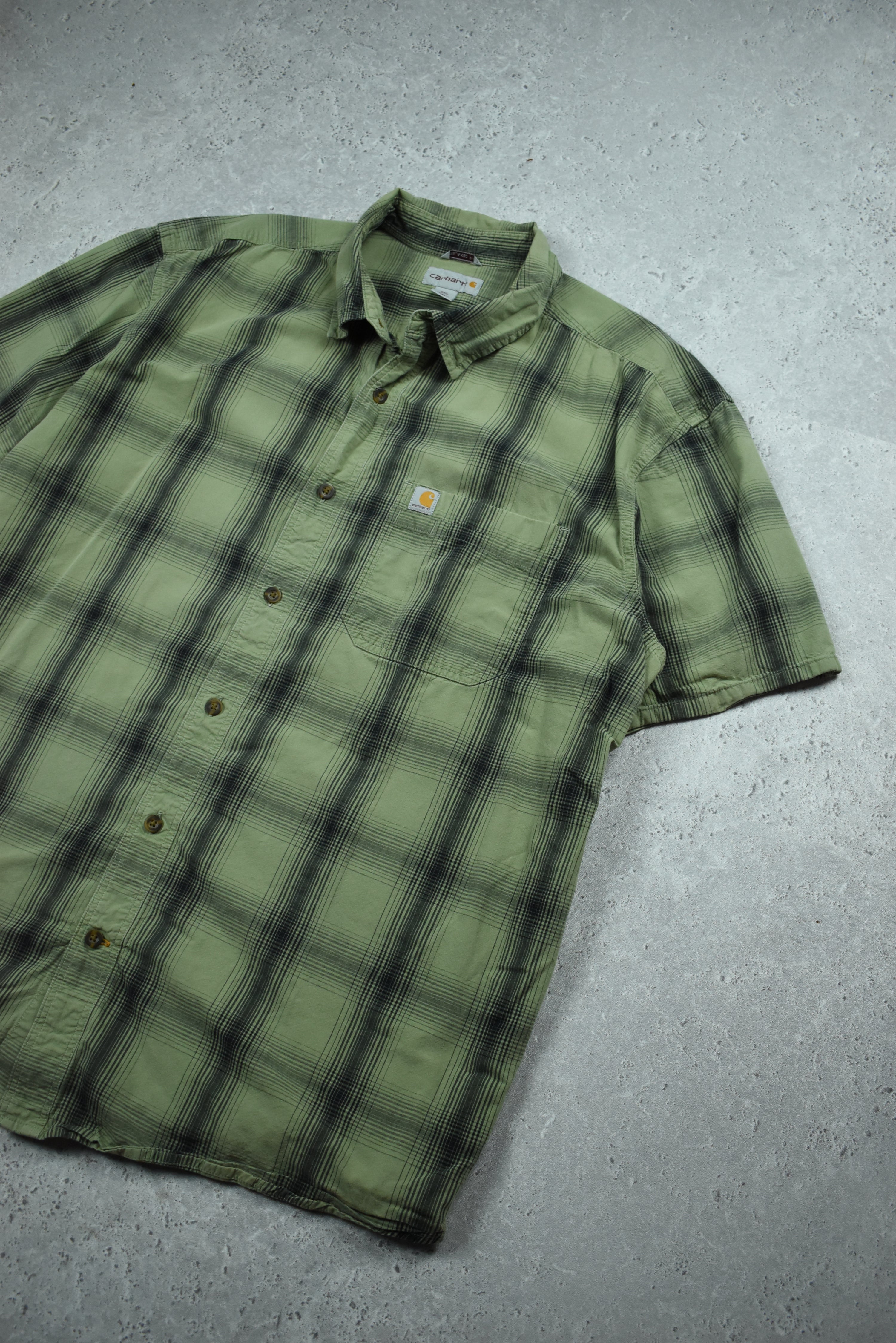 Vintage Carhartt Button Up Casual Shirt Xlarge