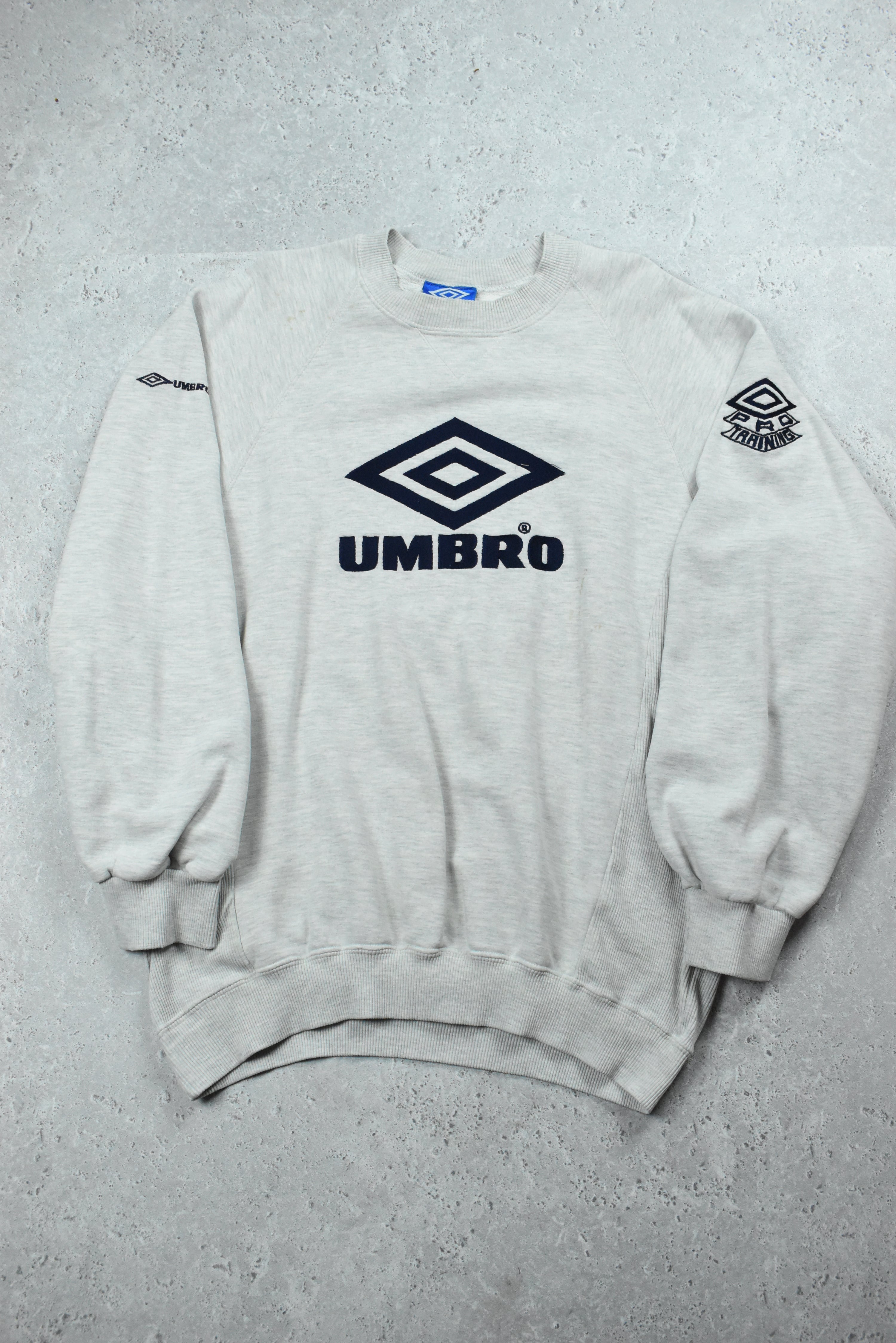 Vintage Umbro Embroidery Double Sided Sweatshirt Xlarge