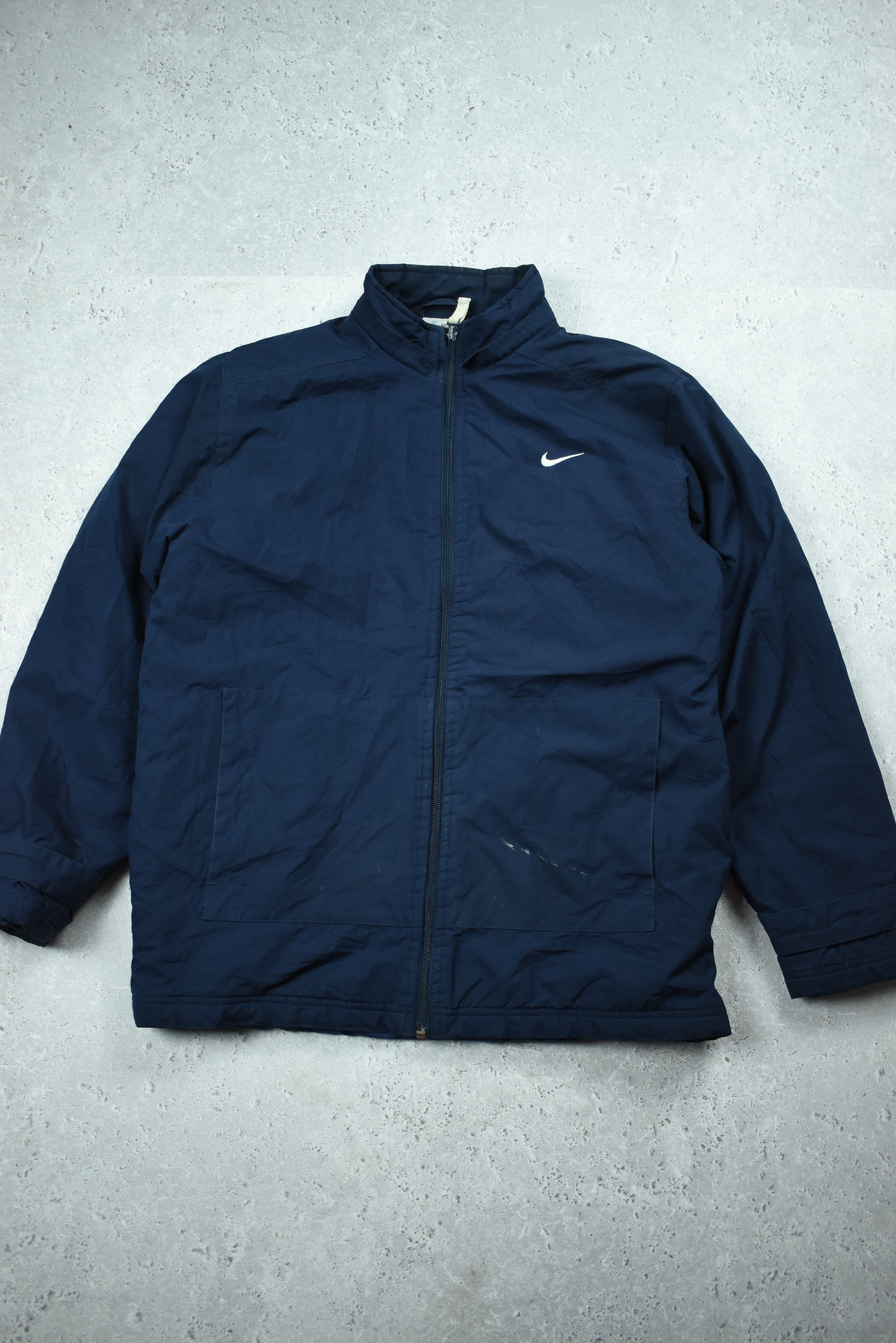 Vintage Nike Embroidery Full Zip Jacket Small