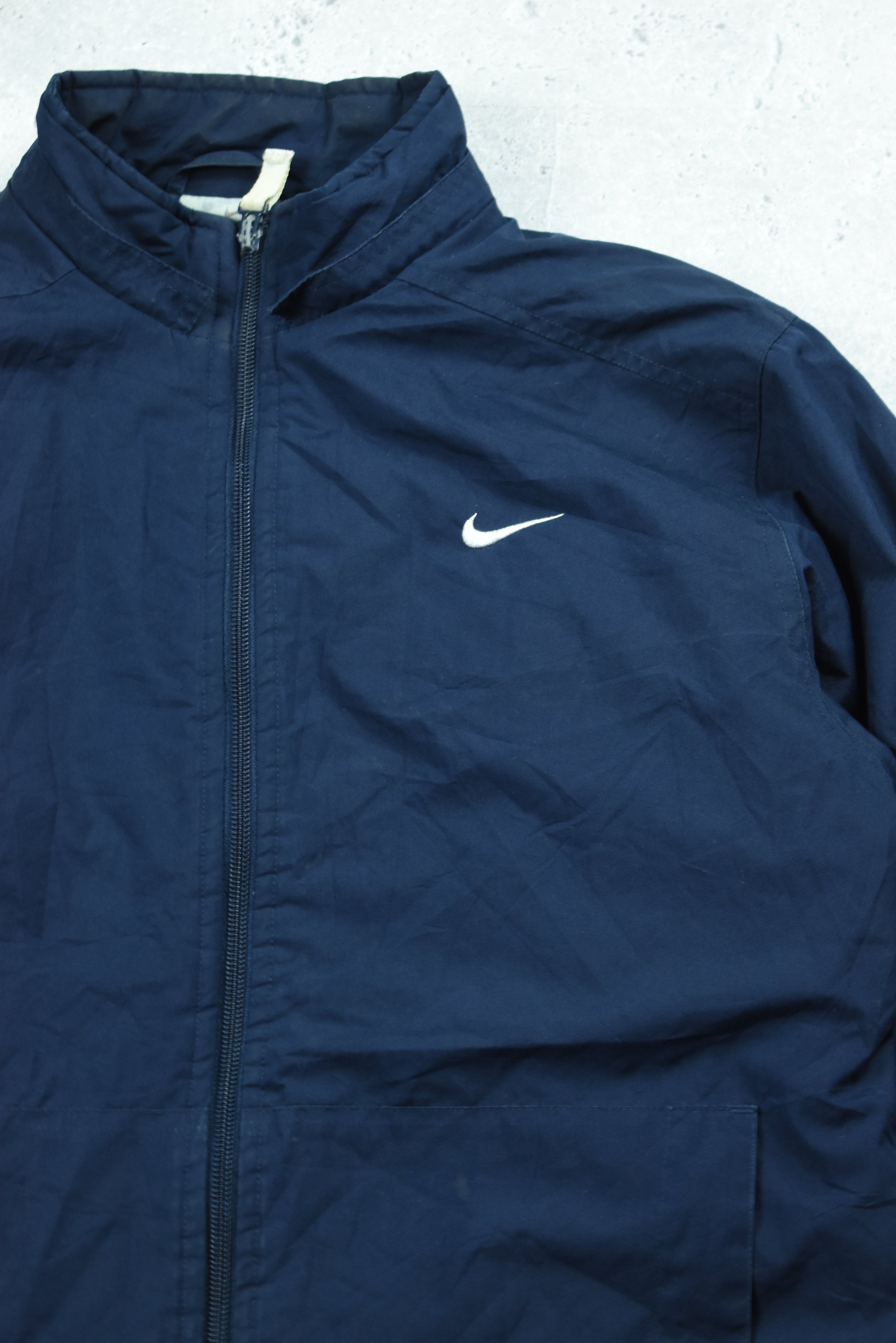 Vintage Nike Embroidery Full Zip Jacket Small