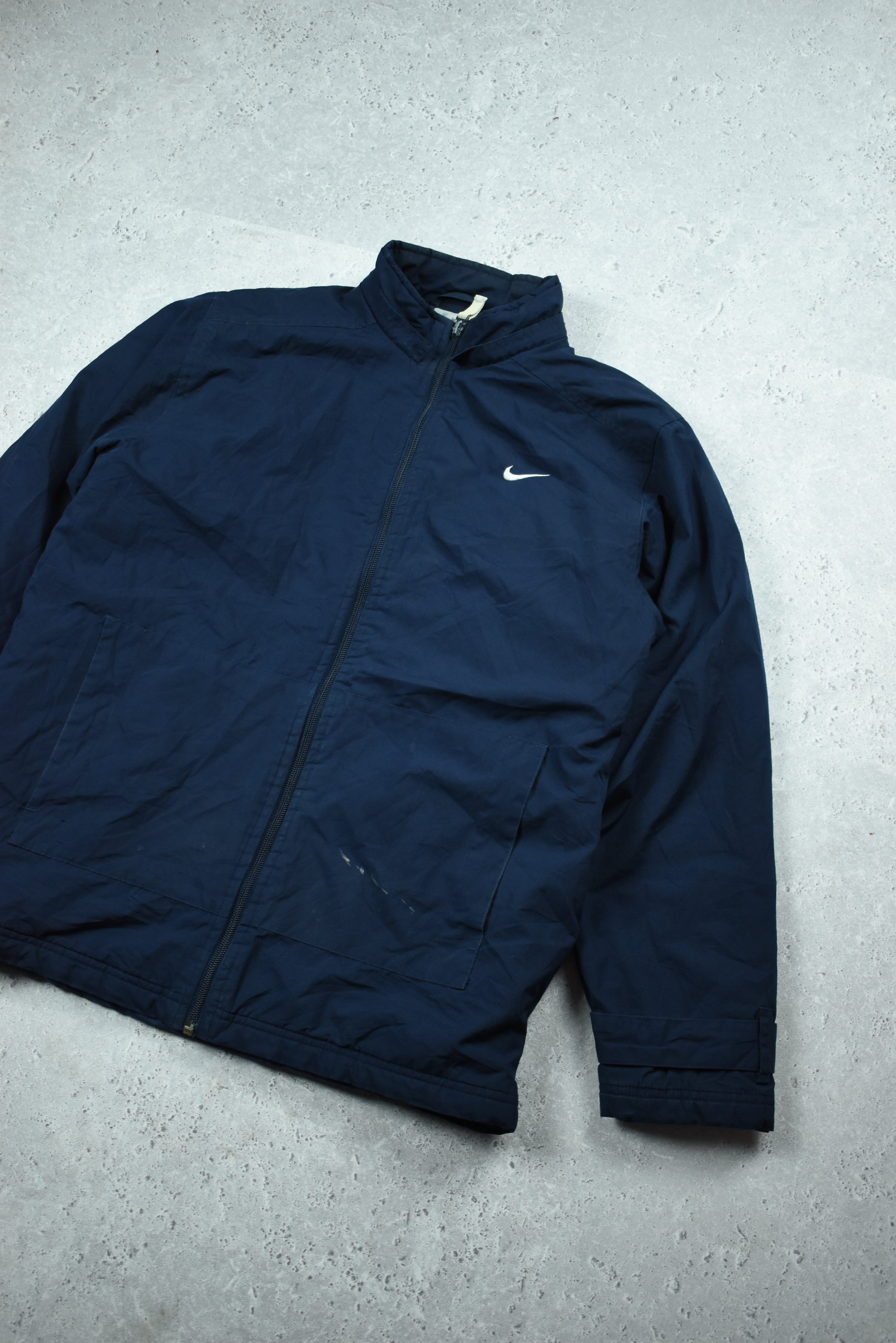 Vintage Nike Embroidery Full Zip Jacket Small