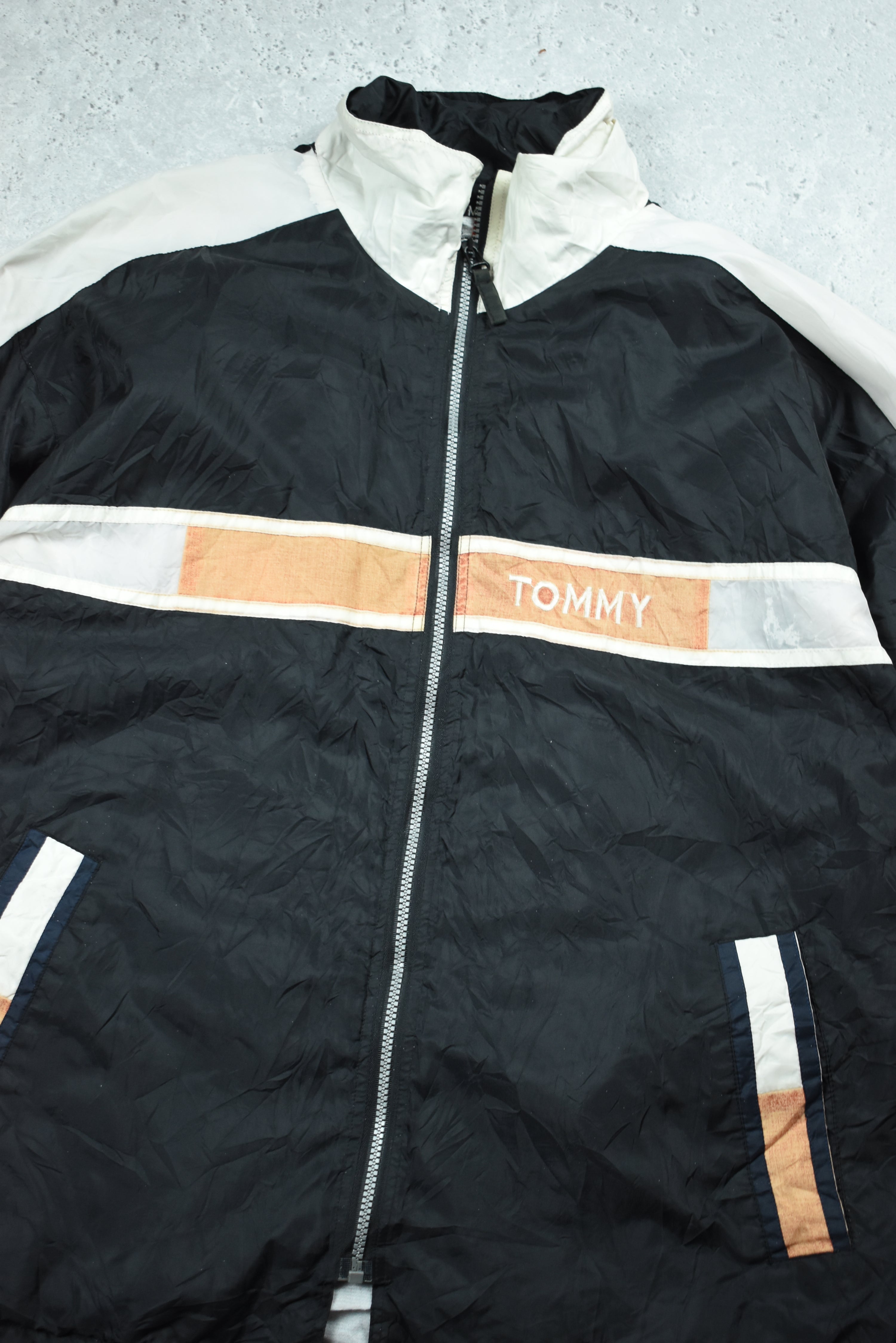 Vintage Tommy Hilfiger Zip Up Rain Jacket Large