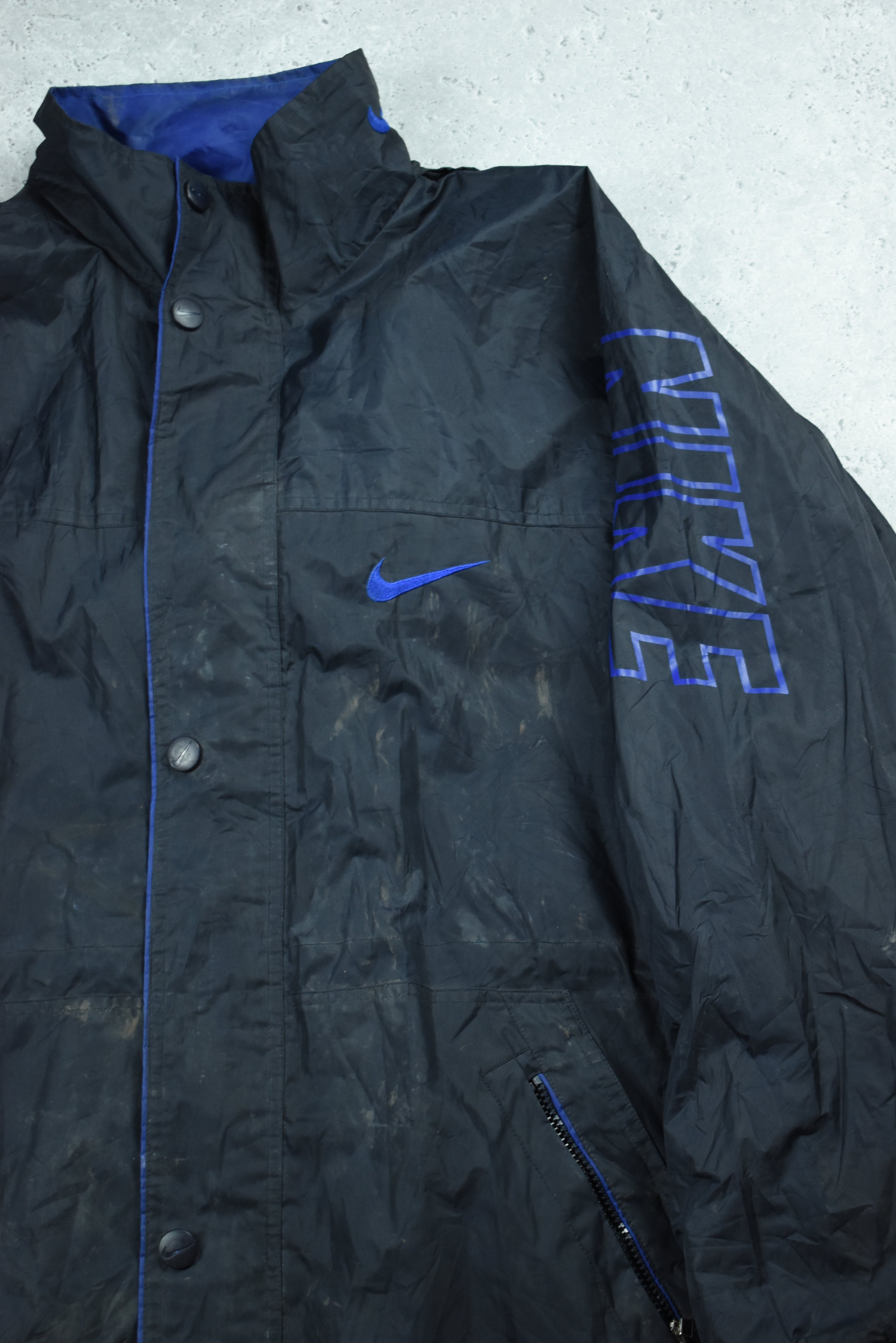 Vintage Nike Retro Rain Jacket XXL | Vintage Clothing