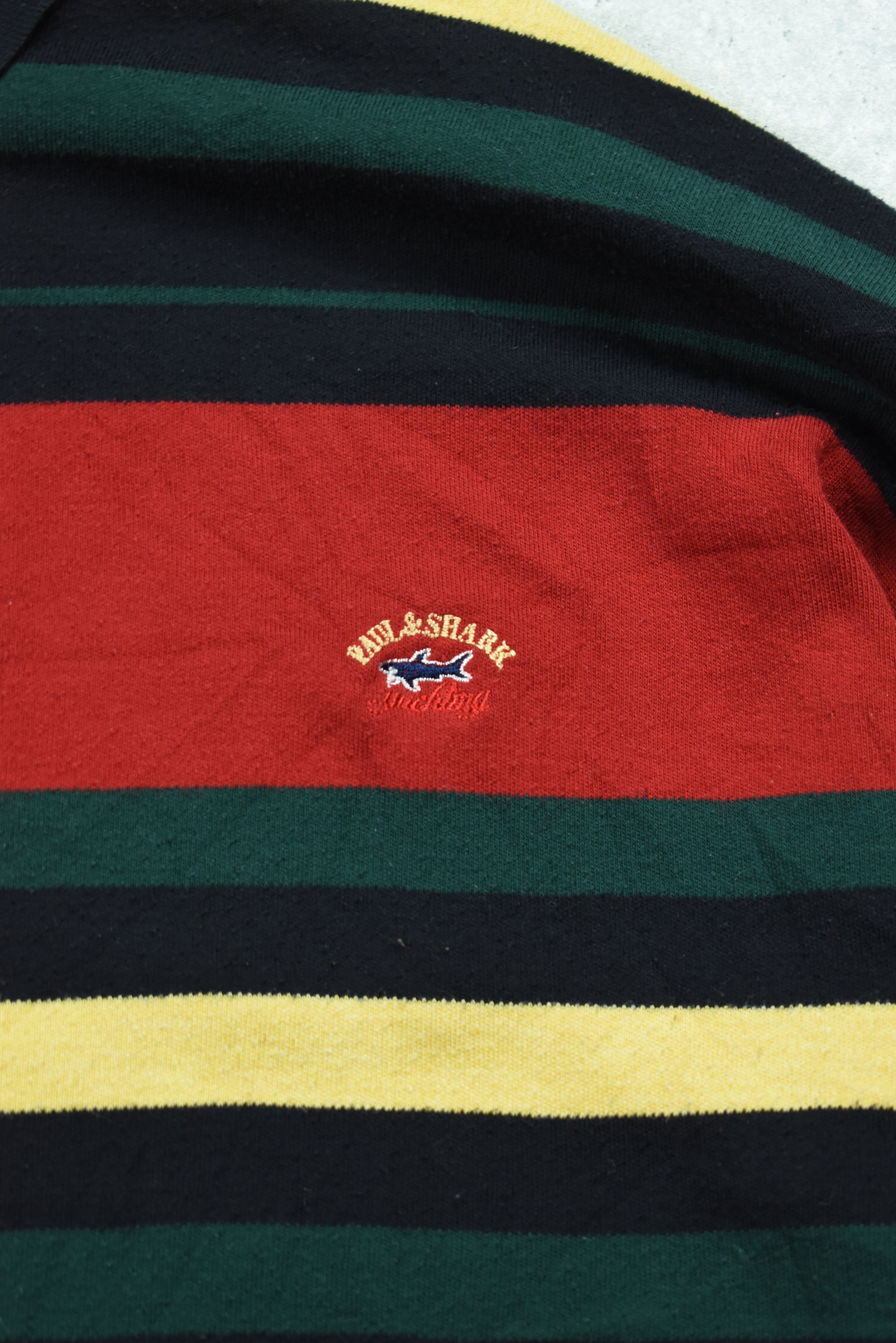 Vintage Paul and Shark Embroidery Rugby Polo Xlarge