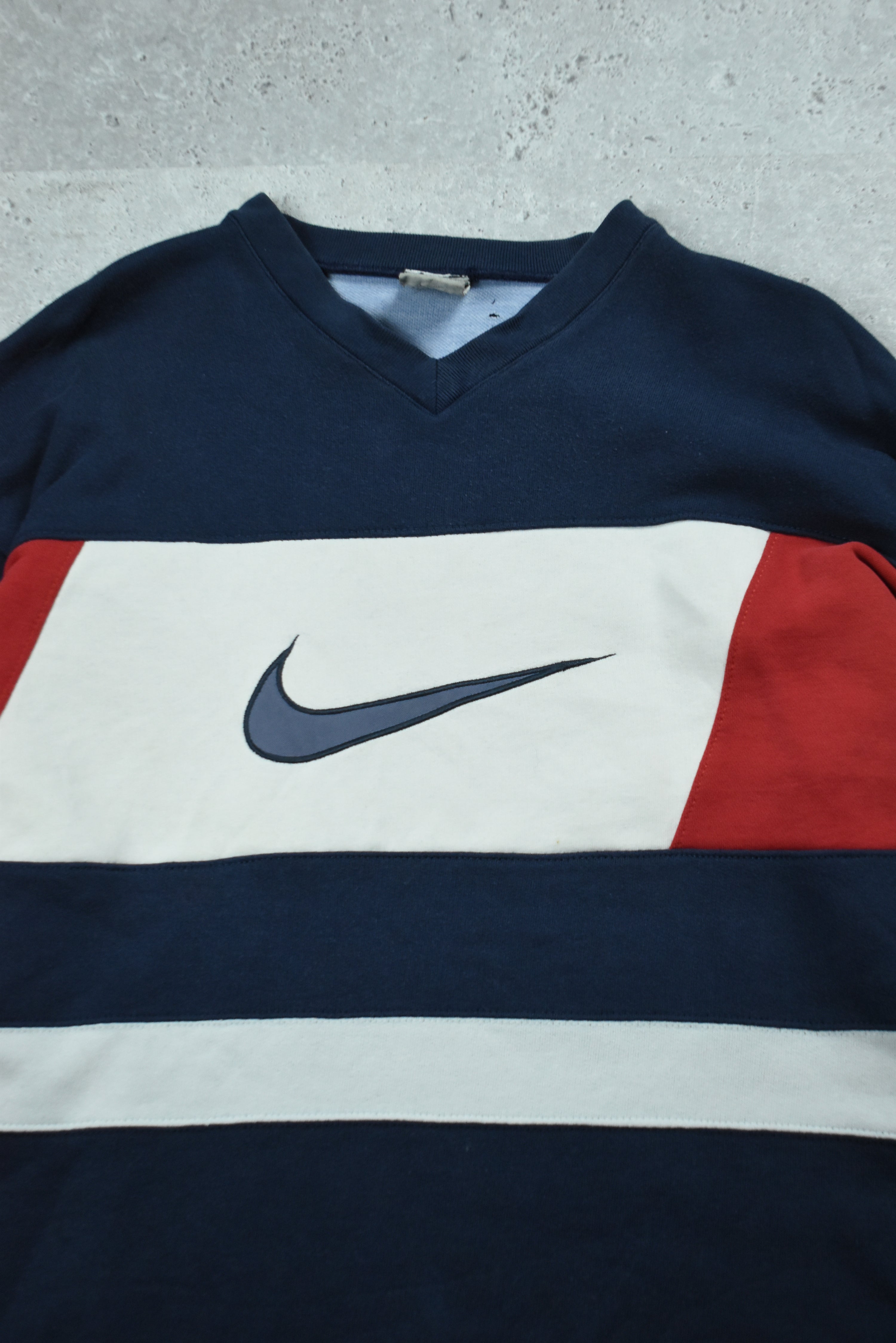 Vintage Nike Embroidery Rework Sweatshirt Large