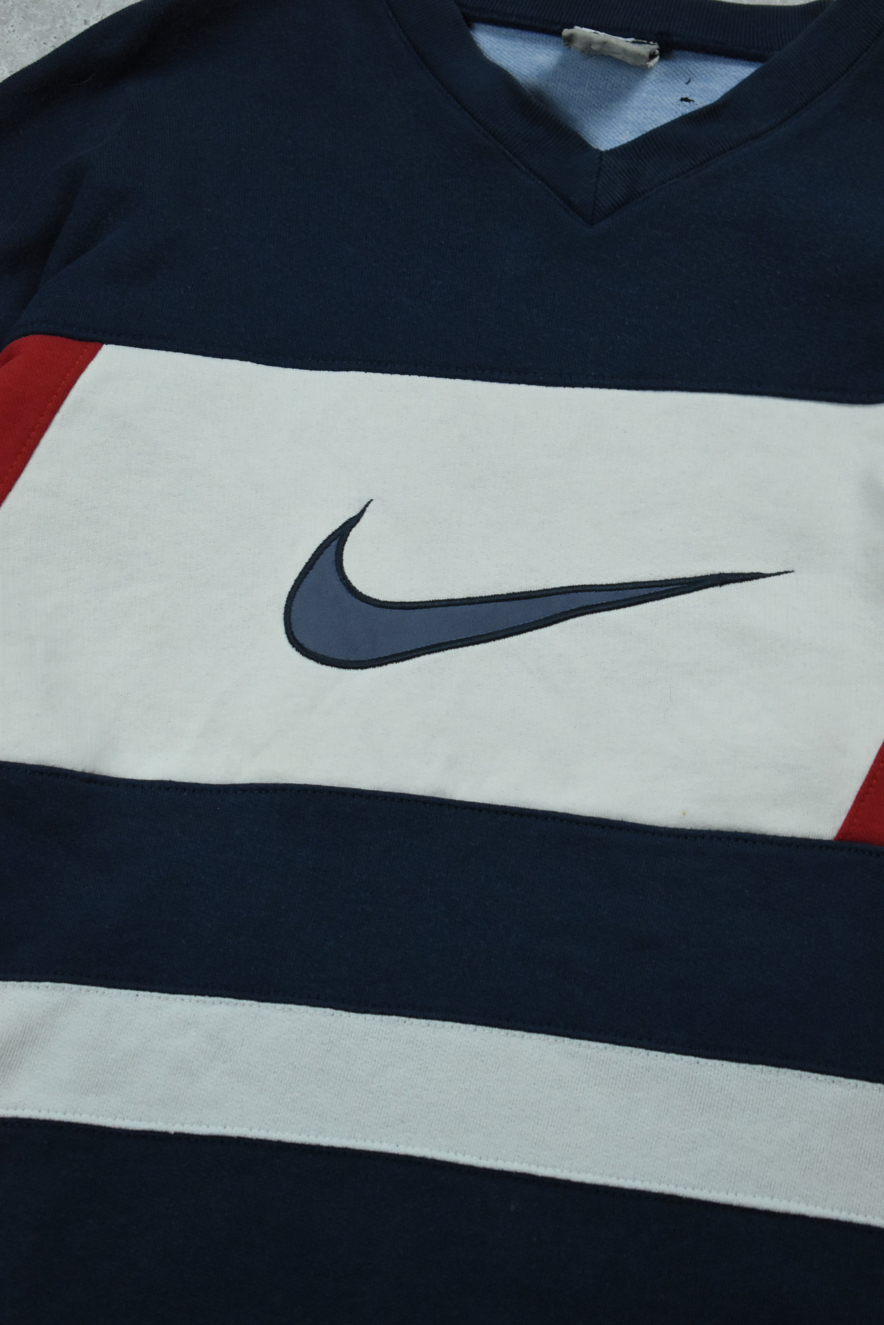 Vintage Nike Embroidery Rework Sweatshirt Large