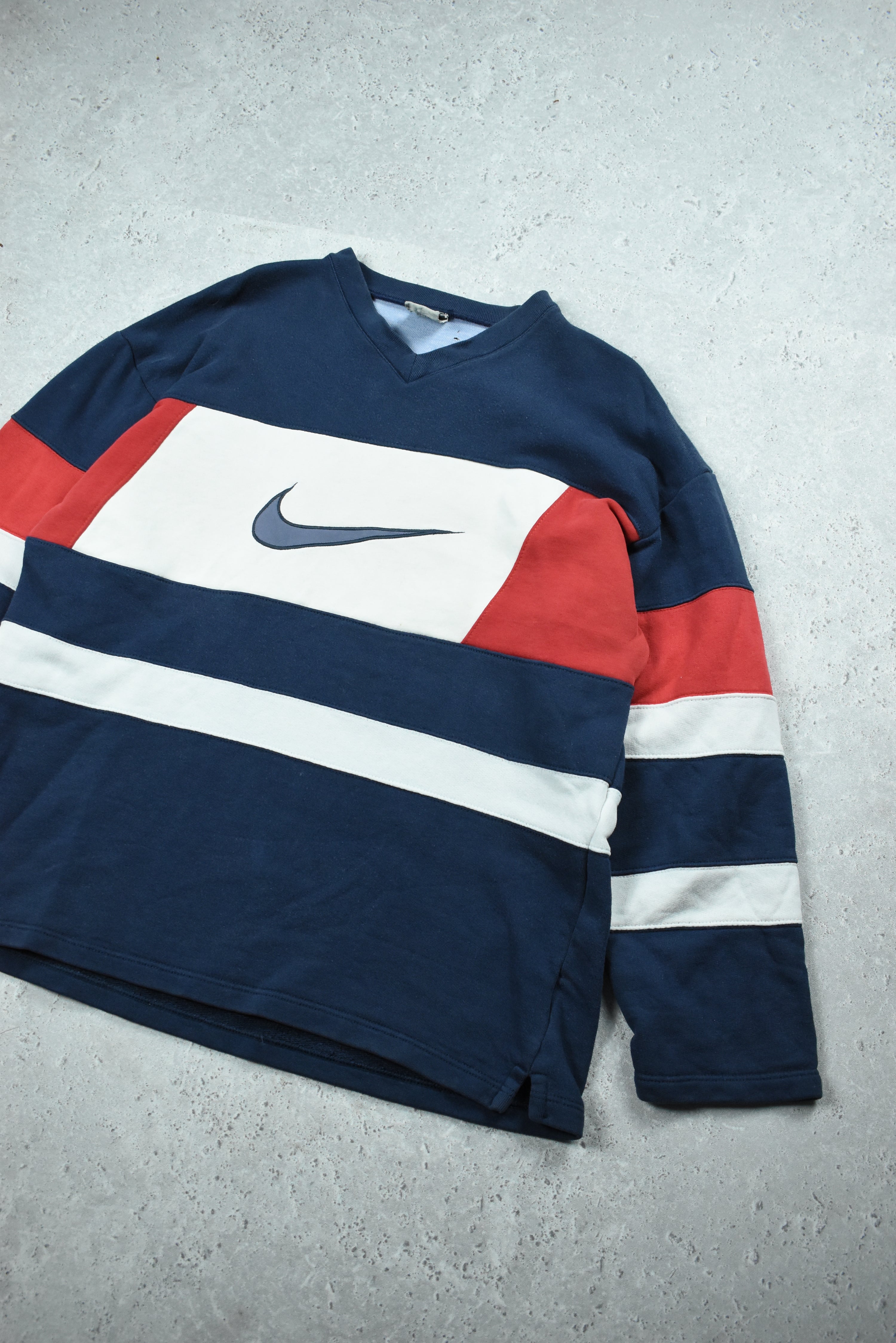 Vintage Nike Embroidery Rework Sweatshirt Large
