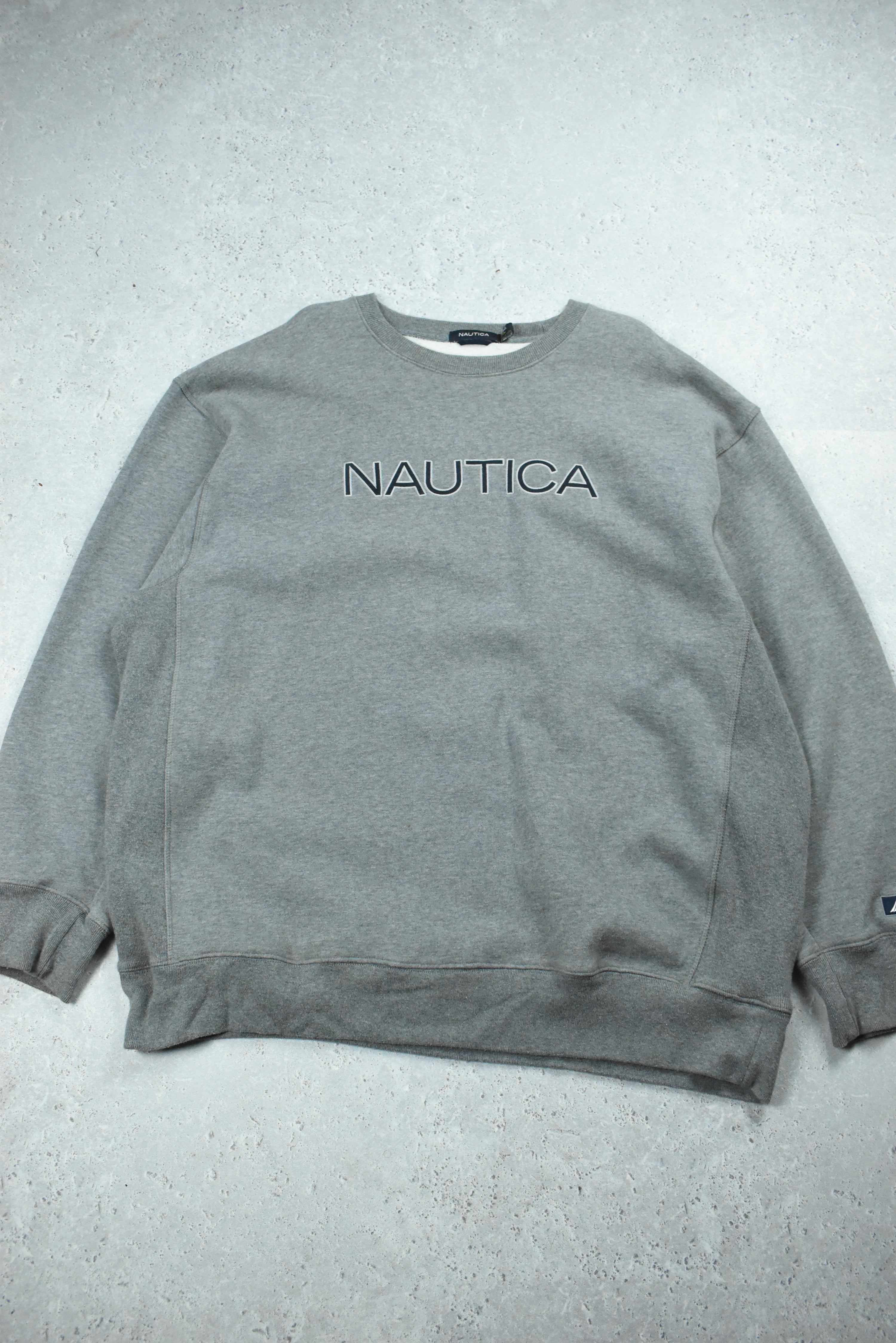 Vintage Nautica Embroidered Logo Sweatshirt XXL