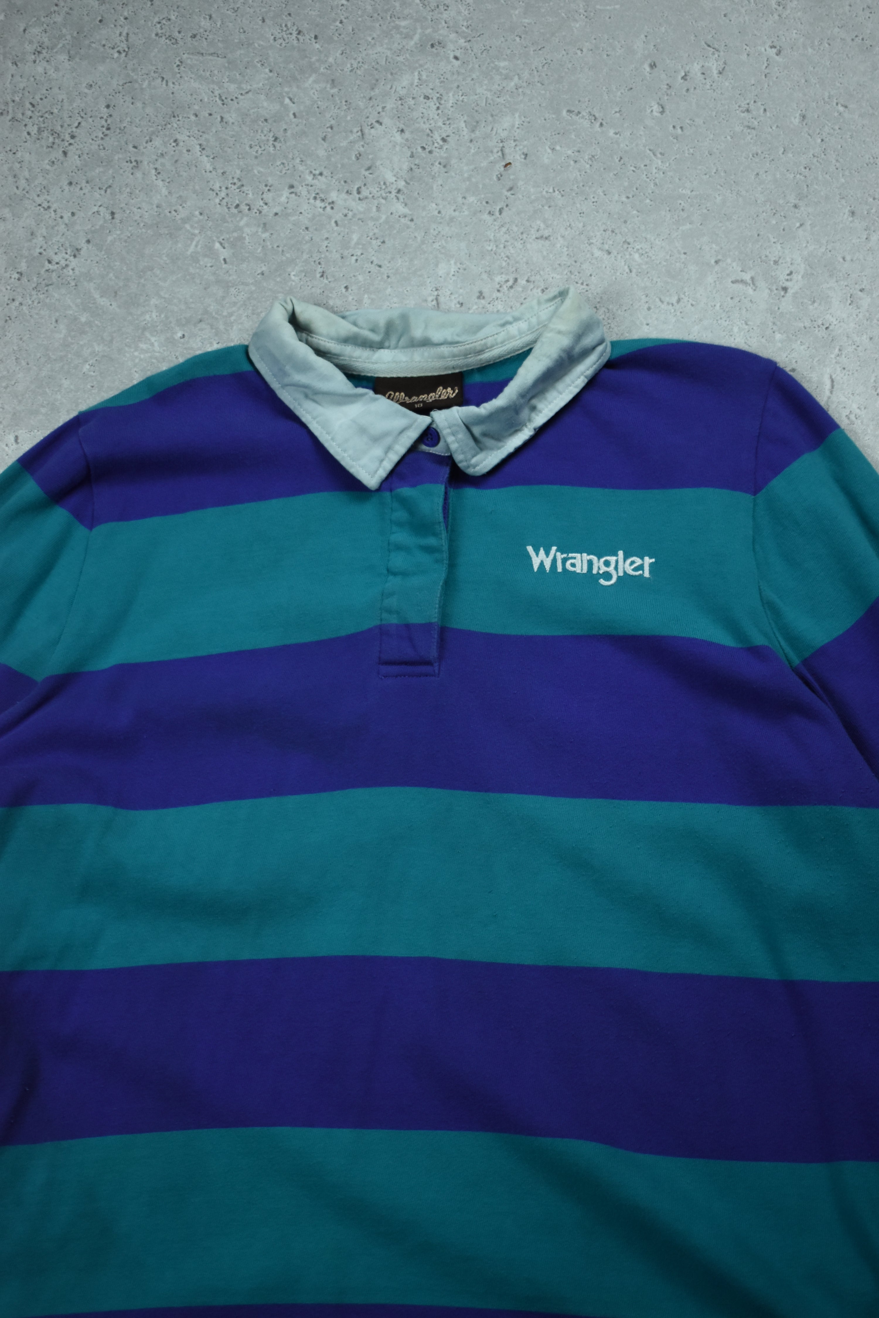 Vintage Wrangler Embroidered Rugby Polo Large