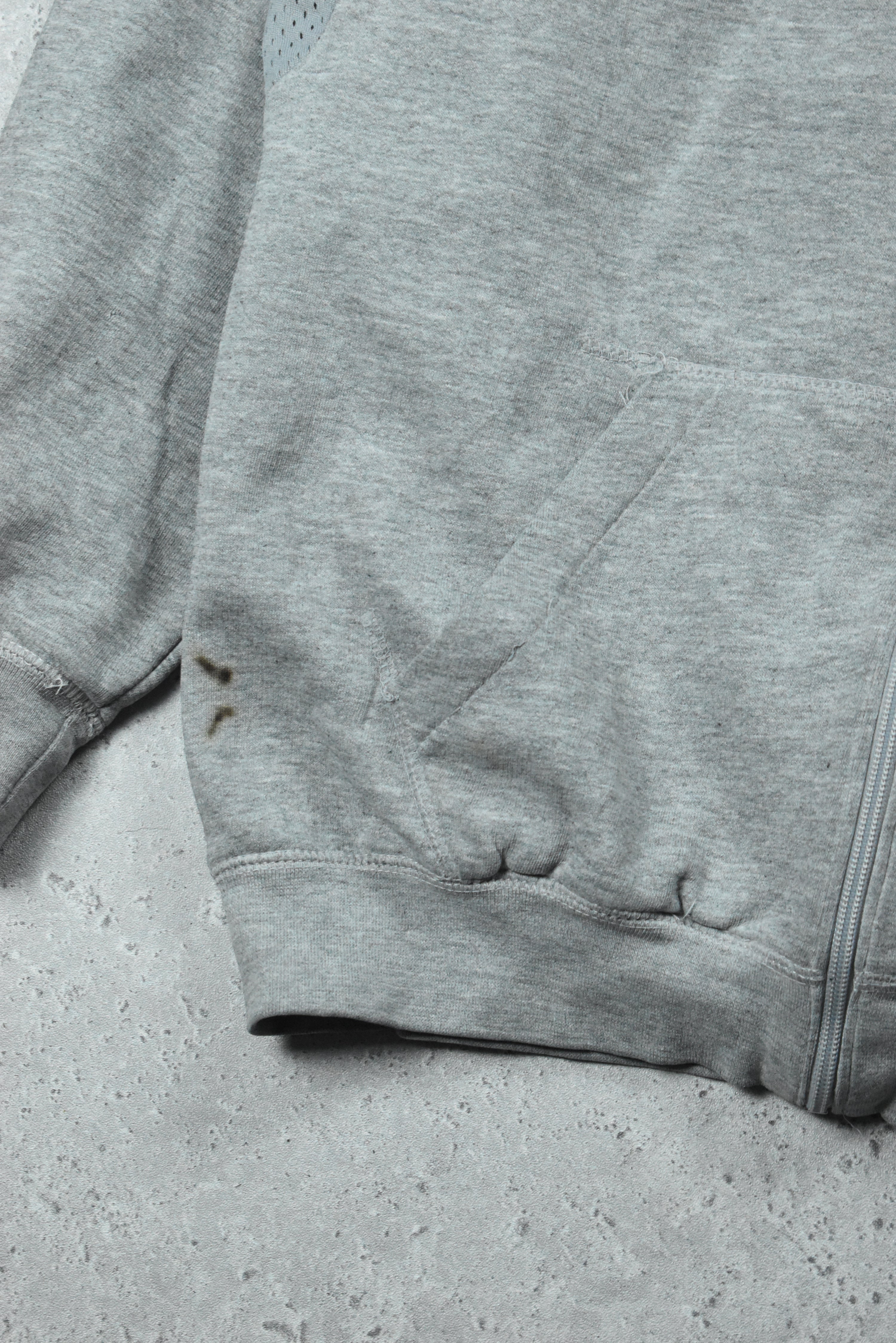 Vintage Nike Embroidered Swoosh Full Zip Hoodie Medium | Vintage Clothing