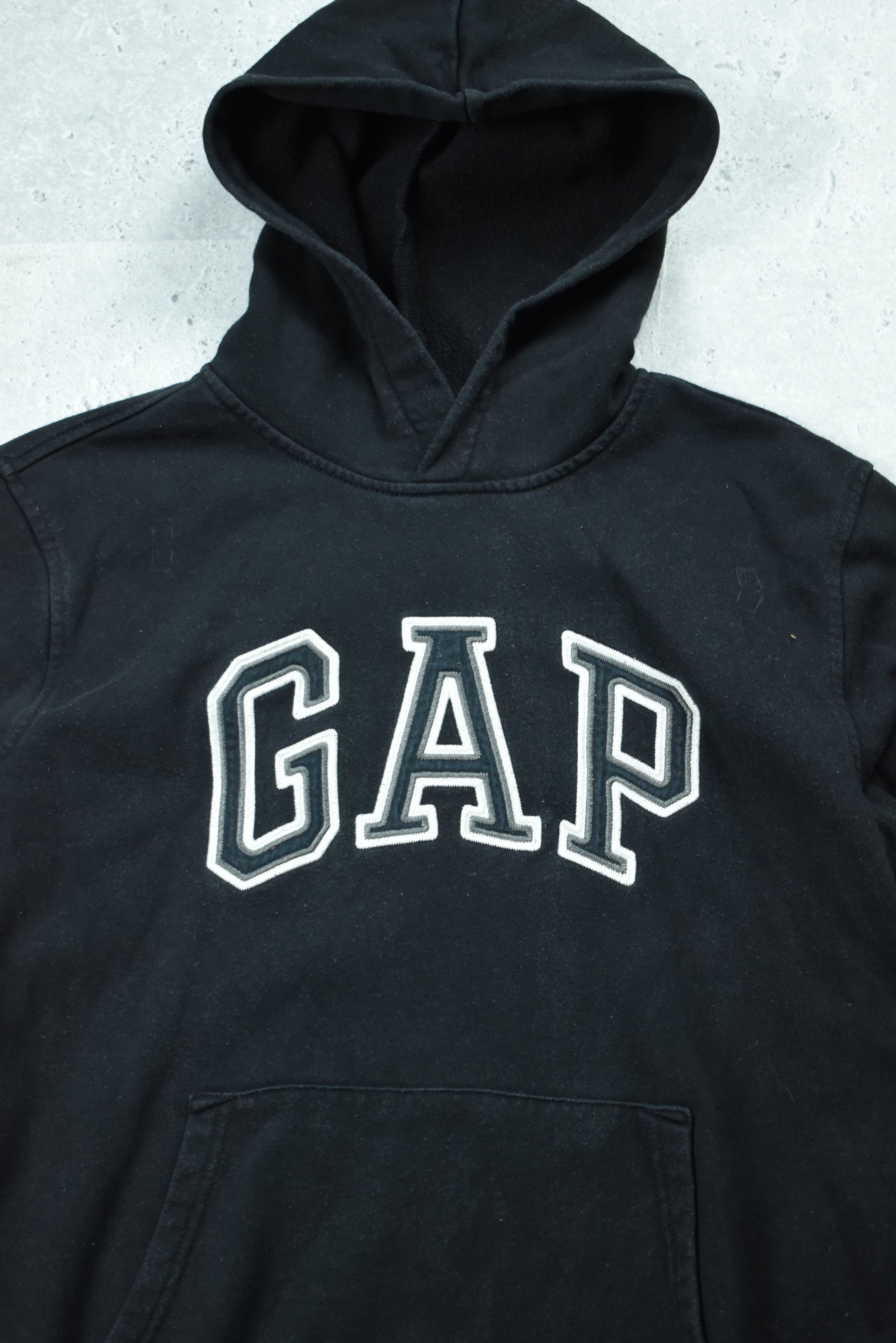 Vintage GAP Embroidery Logo Hoodie Small