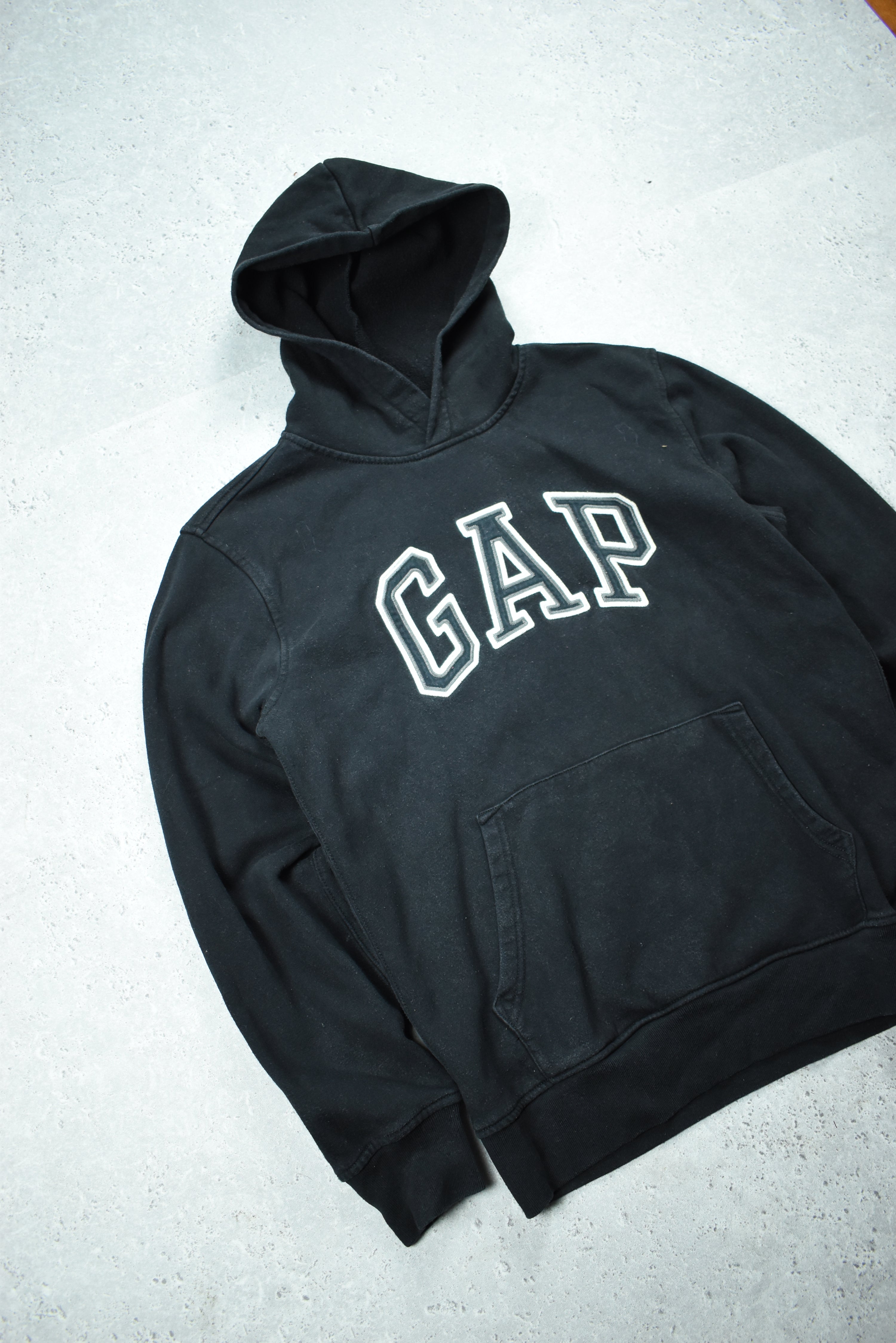 Vintage GAP Embroidery Logo Hoodie Small