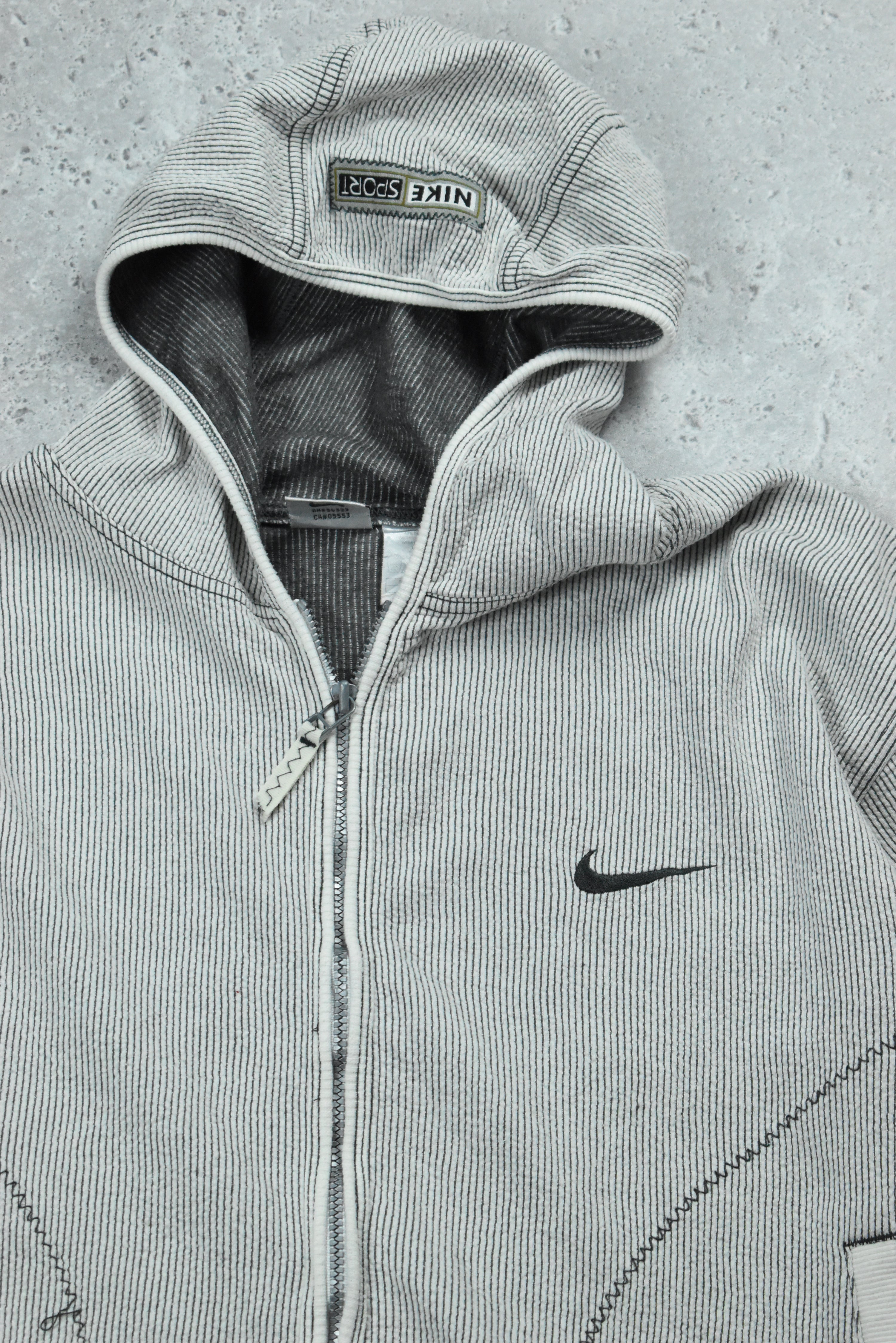 Vintage Nike Reverse Stitch Full Zip Hoodie Large