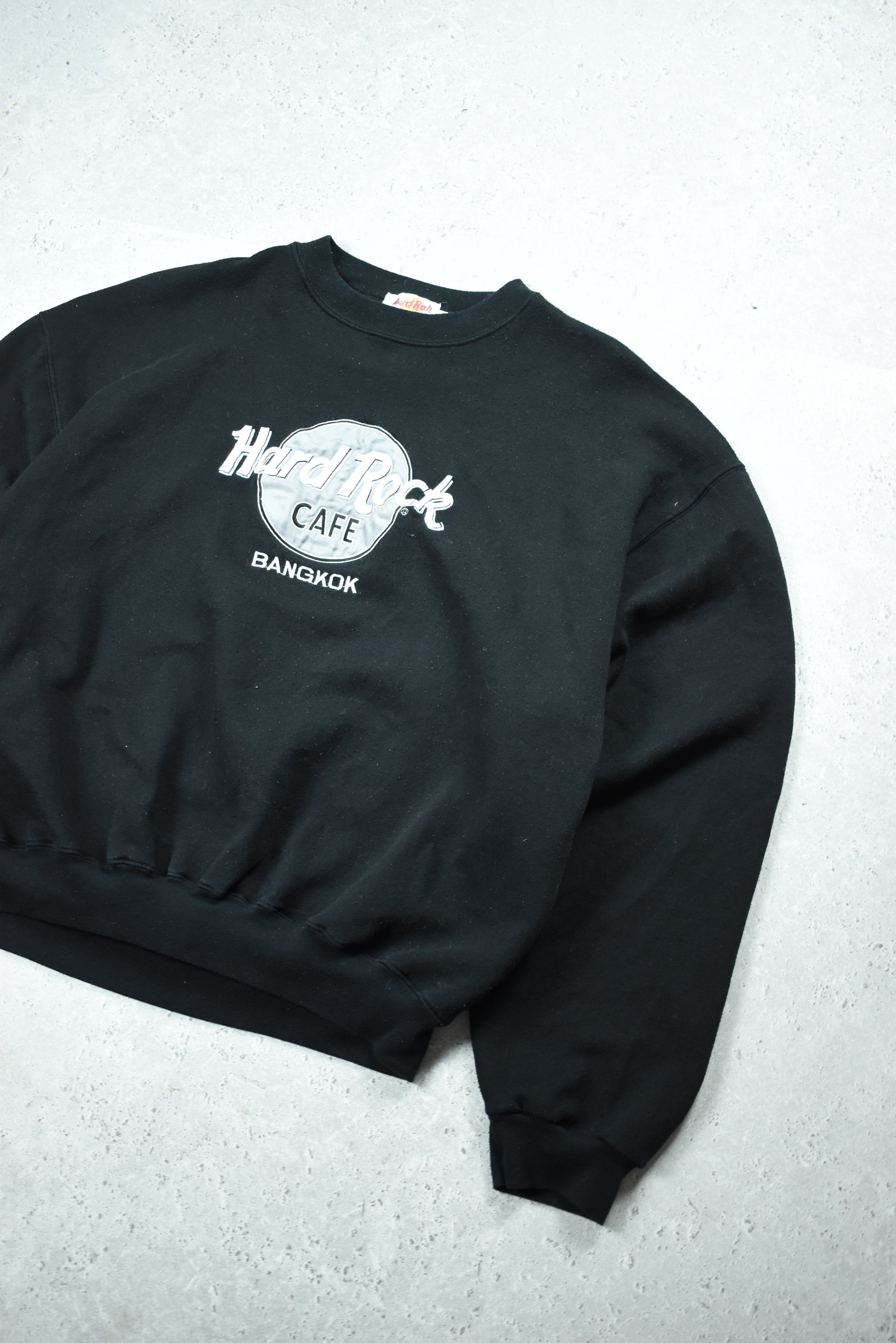 Vintage Hard Rock Café Embroidery Sweatshirt Xlarge
