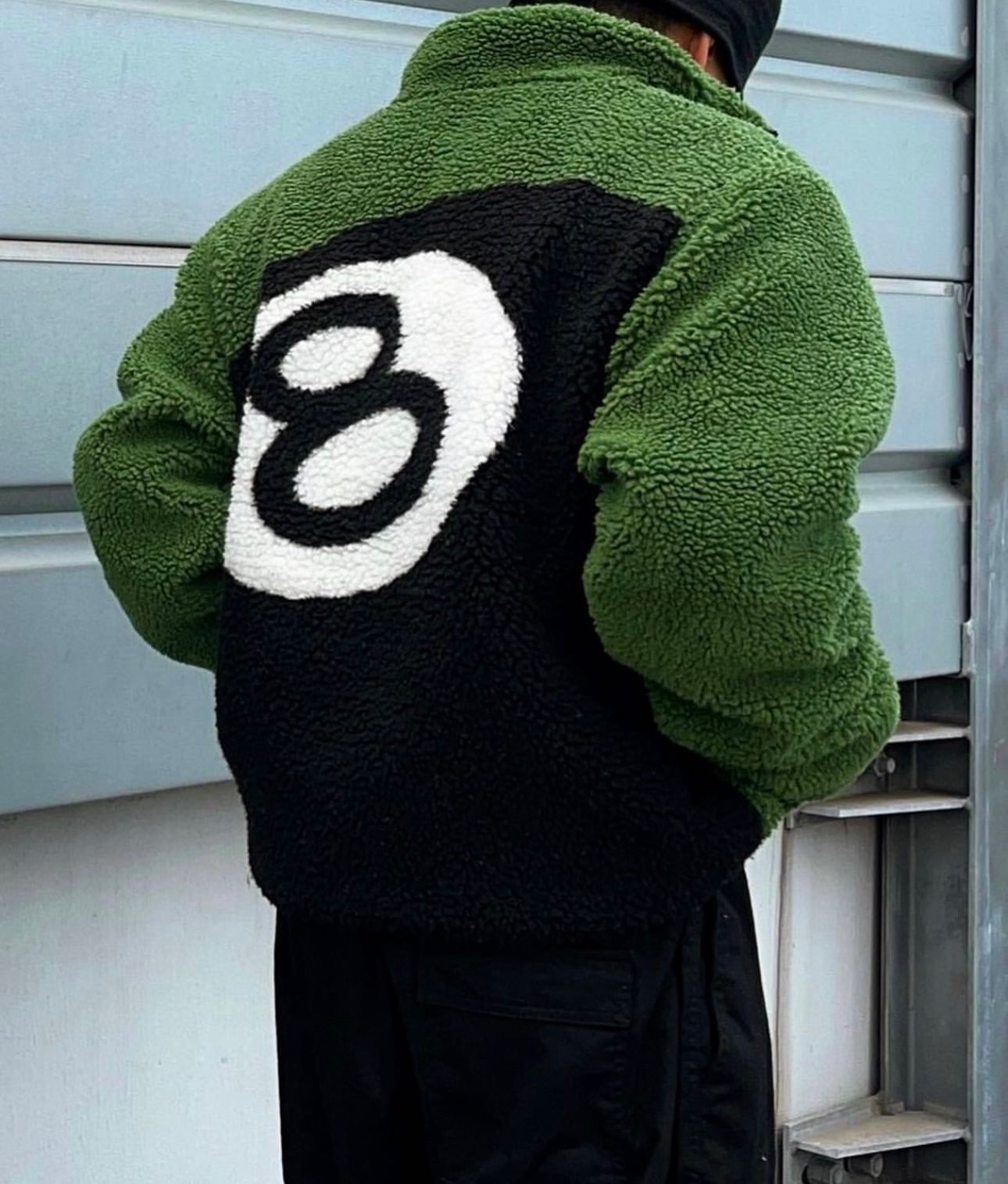 Stussy 8 Ball Fleece Green