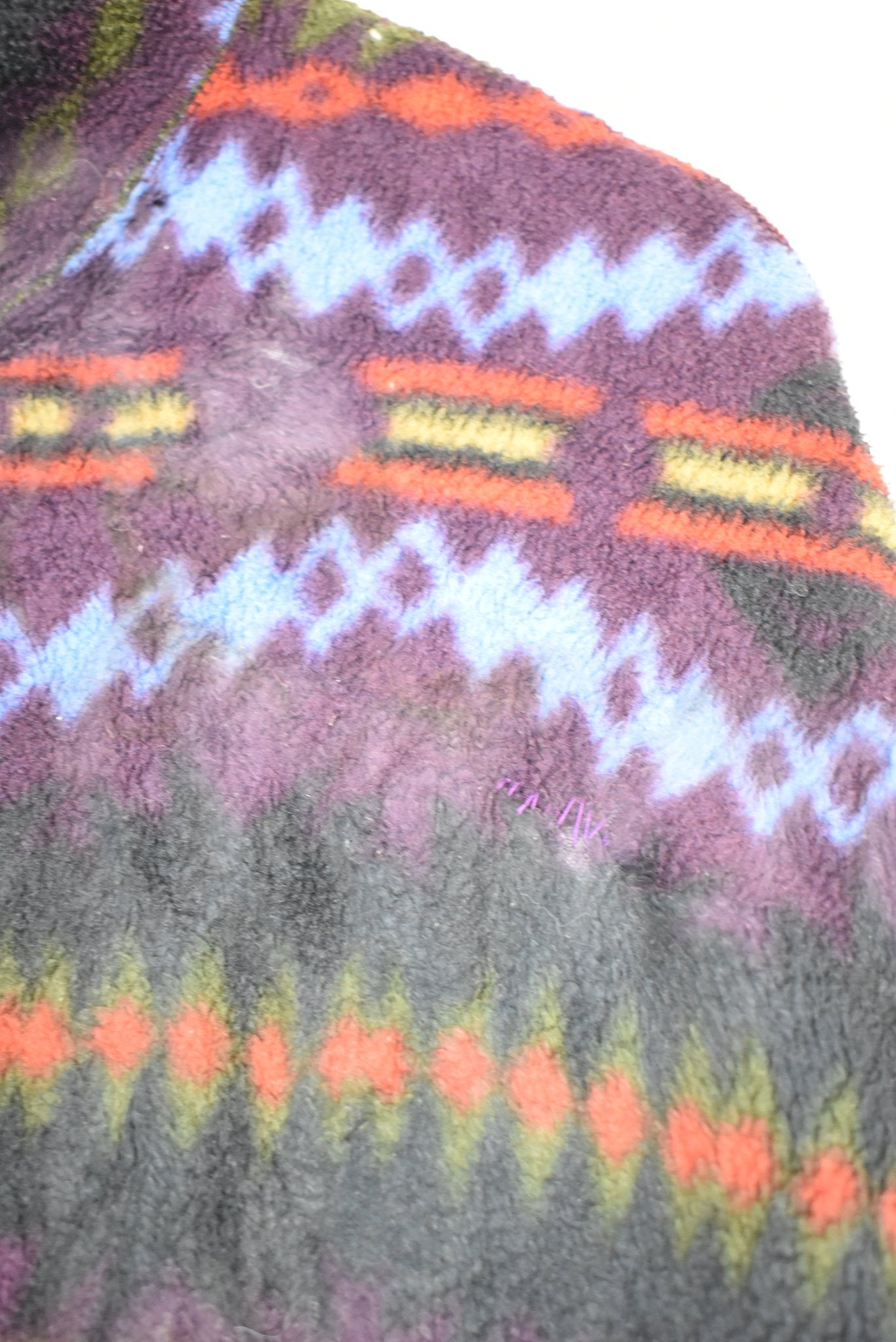 Vintage 90's Patagonia Printed Synchilla Shearling Sweater Fleece XL | Vintage Clothing