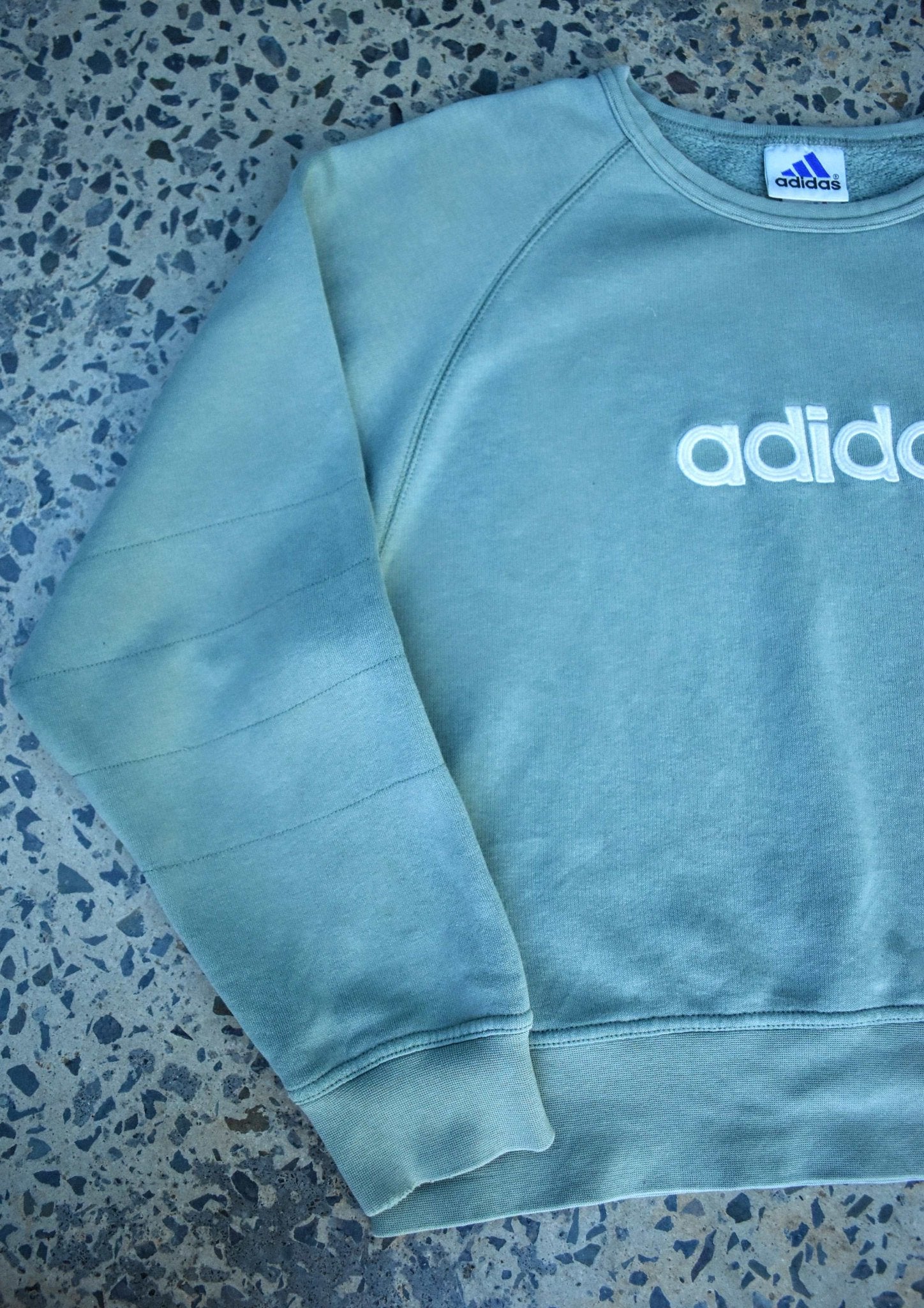 Vintage Adidas Embroidered Logo Sweatshirt Small