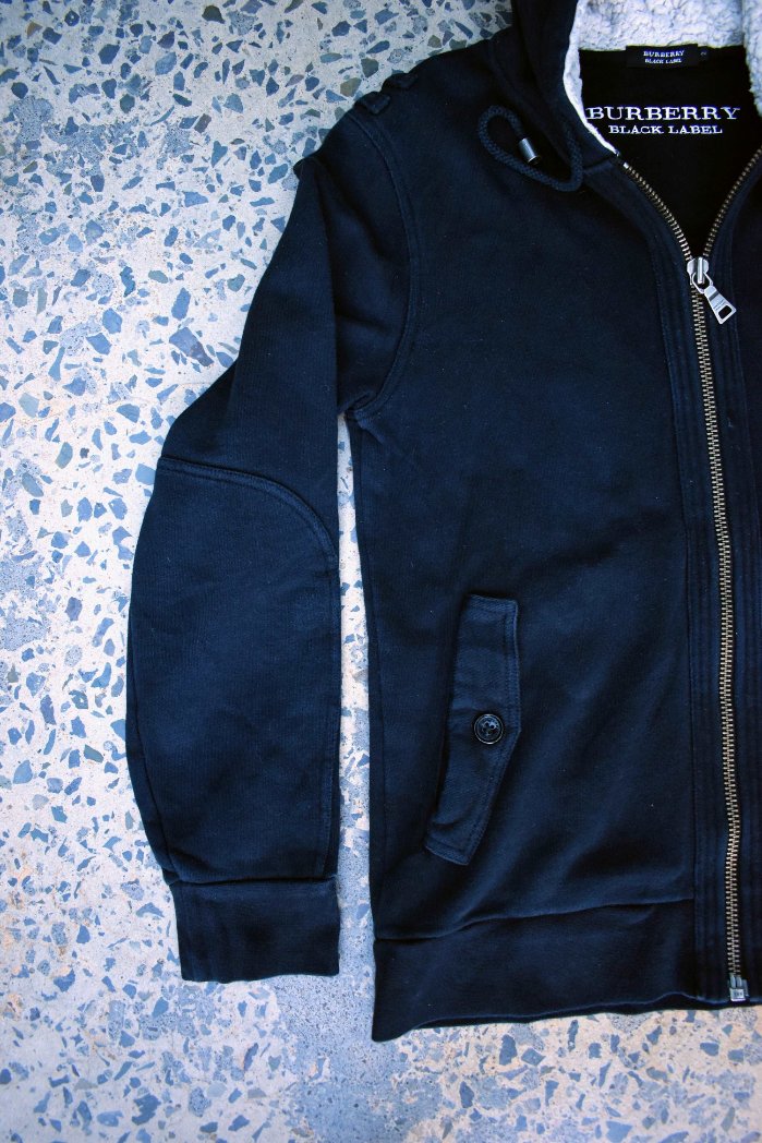Vintage Burberry "Black Label" Hoodie Small
