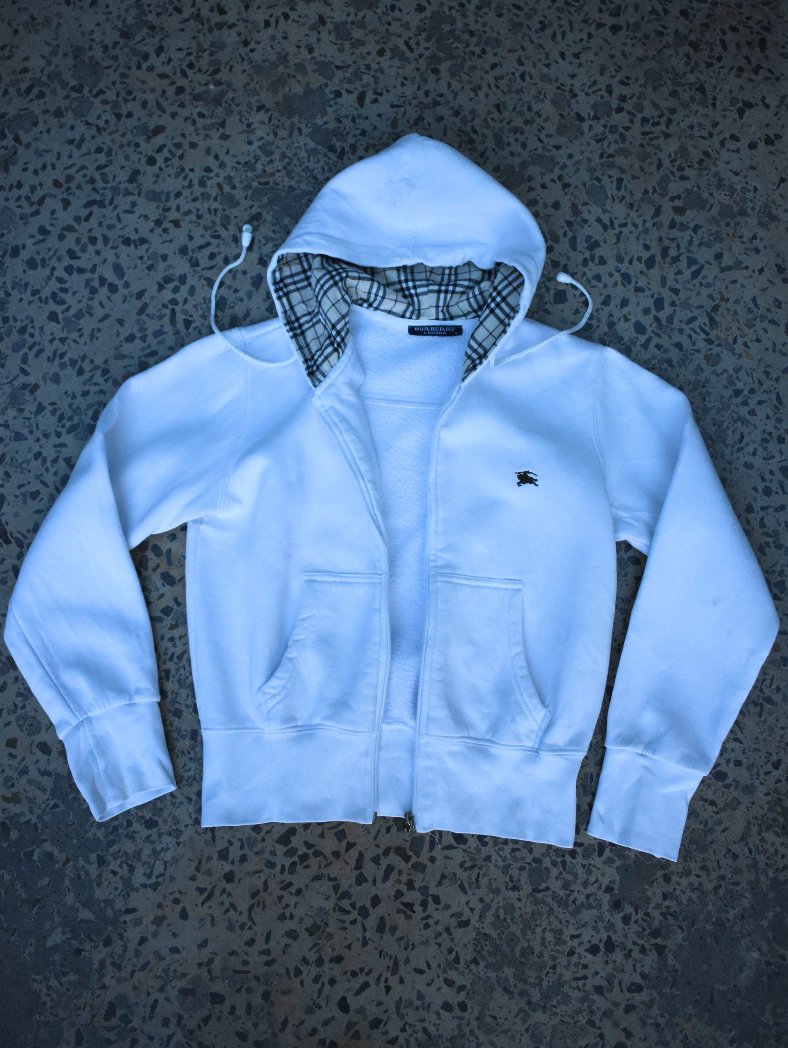 Vintage Burberry Hoodie Small