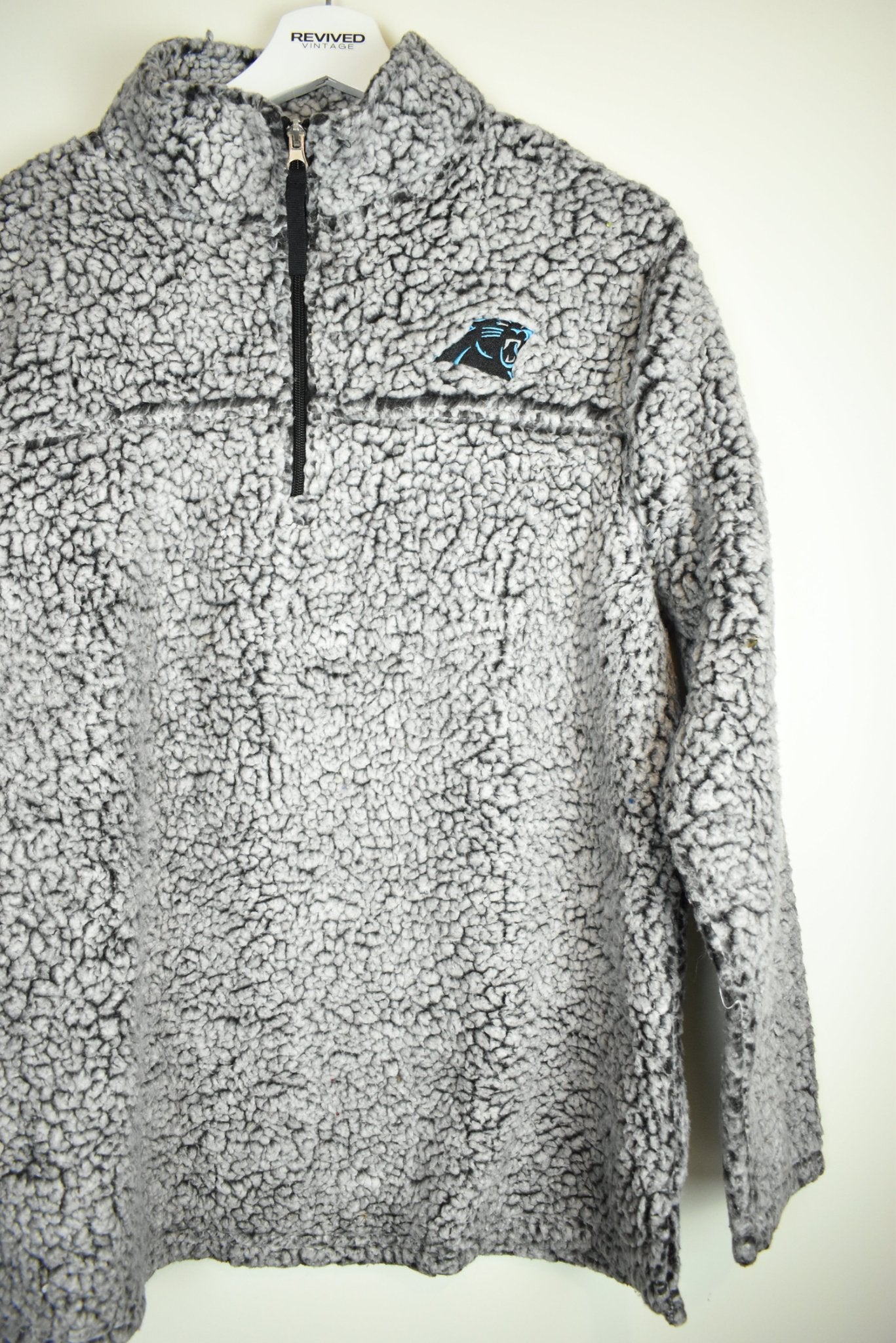 Vintage Carolina Panthers Fleece (like Patagonia) Women's Large | Vintage Clothing