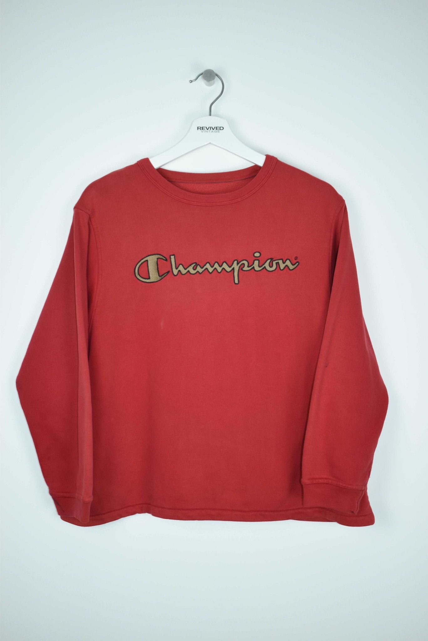 Vintage Champion Embroidered Logo Sweatshirt Small