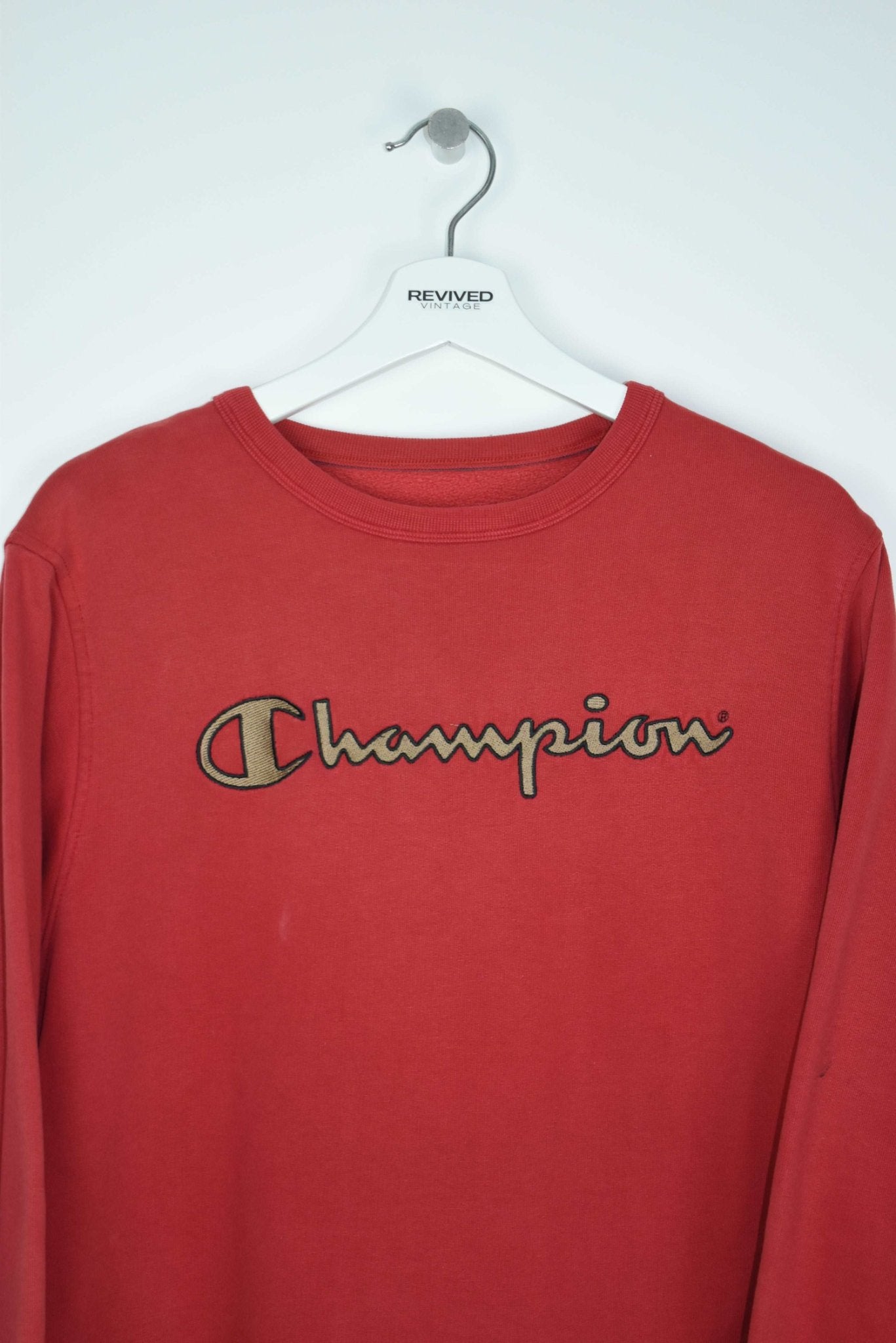 Vintage Champion Embroidered Logo Sweatshirt Small