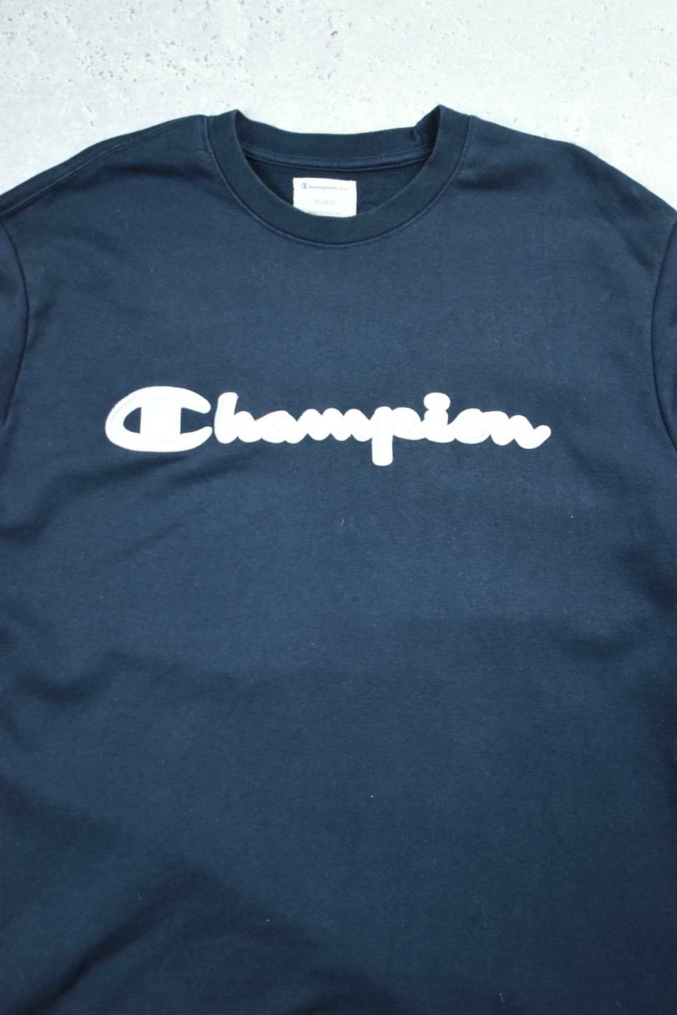 Vintage Champion Embroidered Logo Sweatshirt XL
