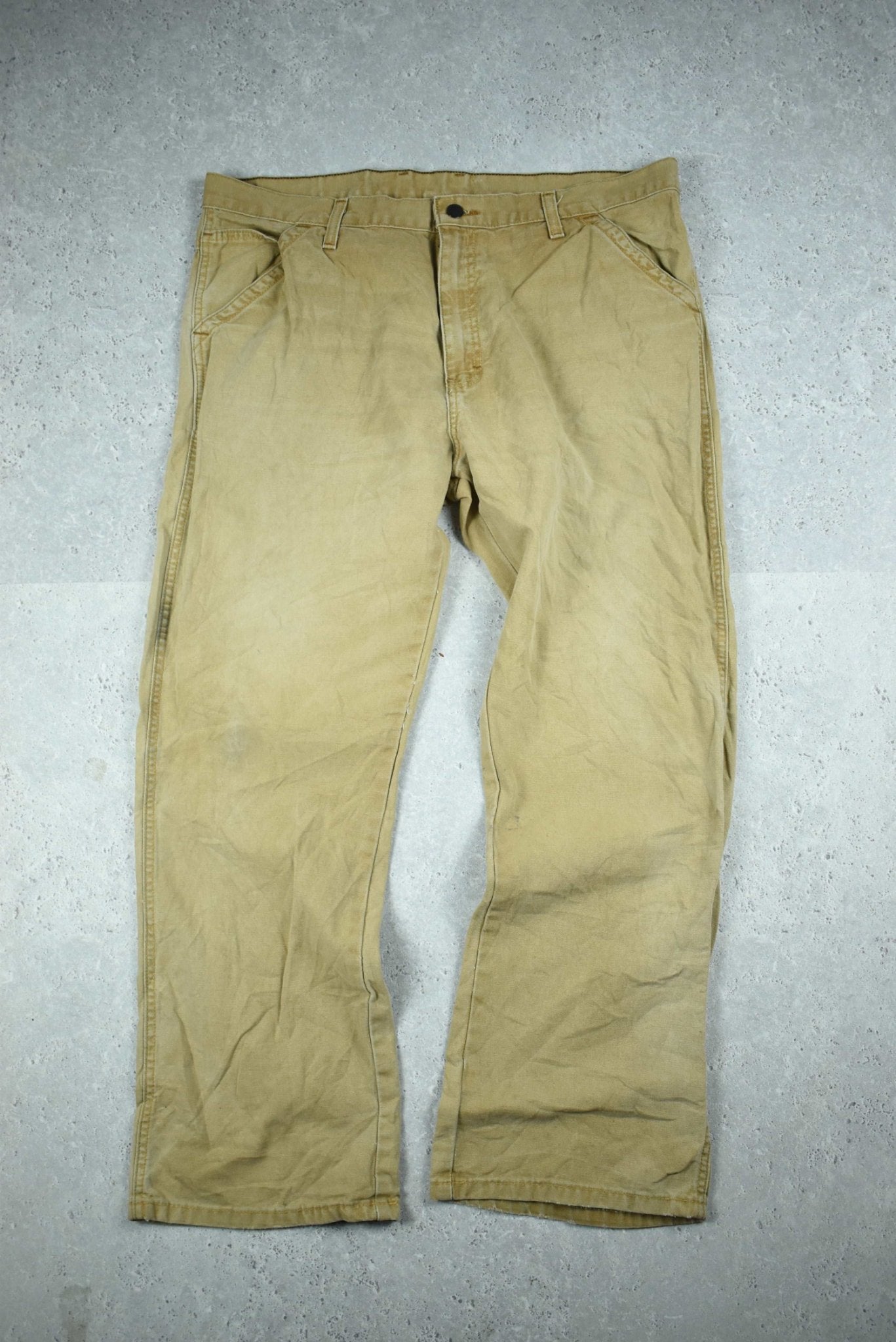 Vintage Dickies Relaxed Fit Workwear Pants Brown 36x30