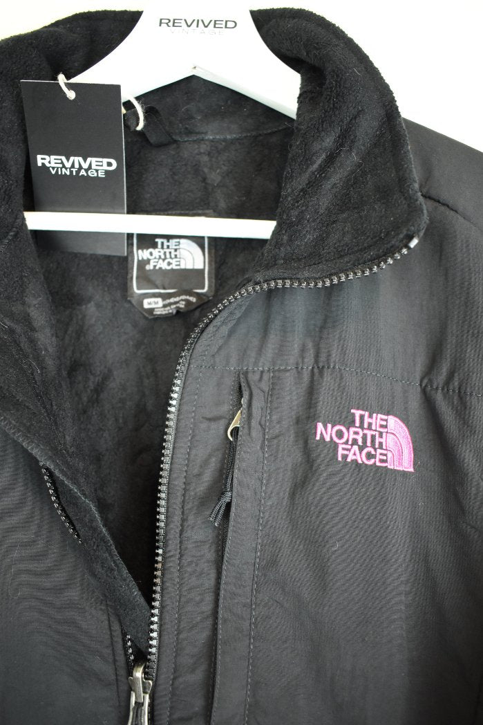 Vintage North Face Denali Black Women's Fleece Medium | Vintage Clothing