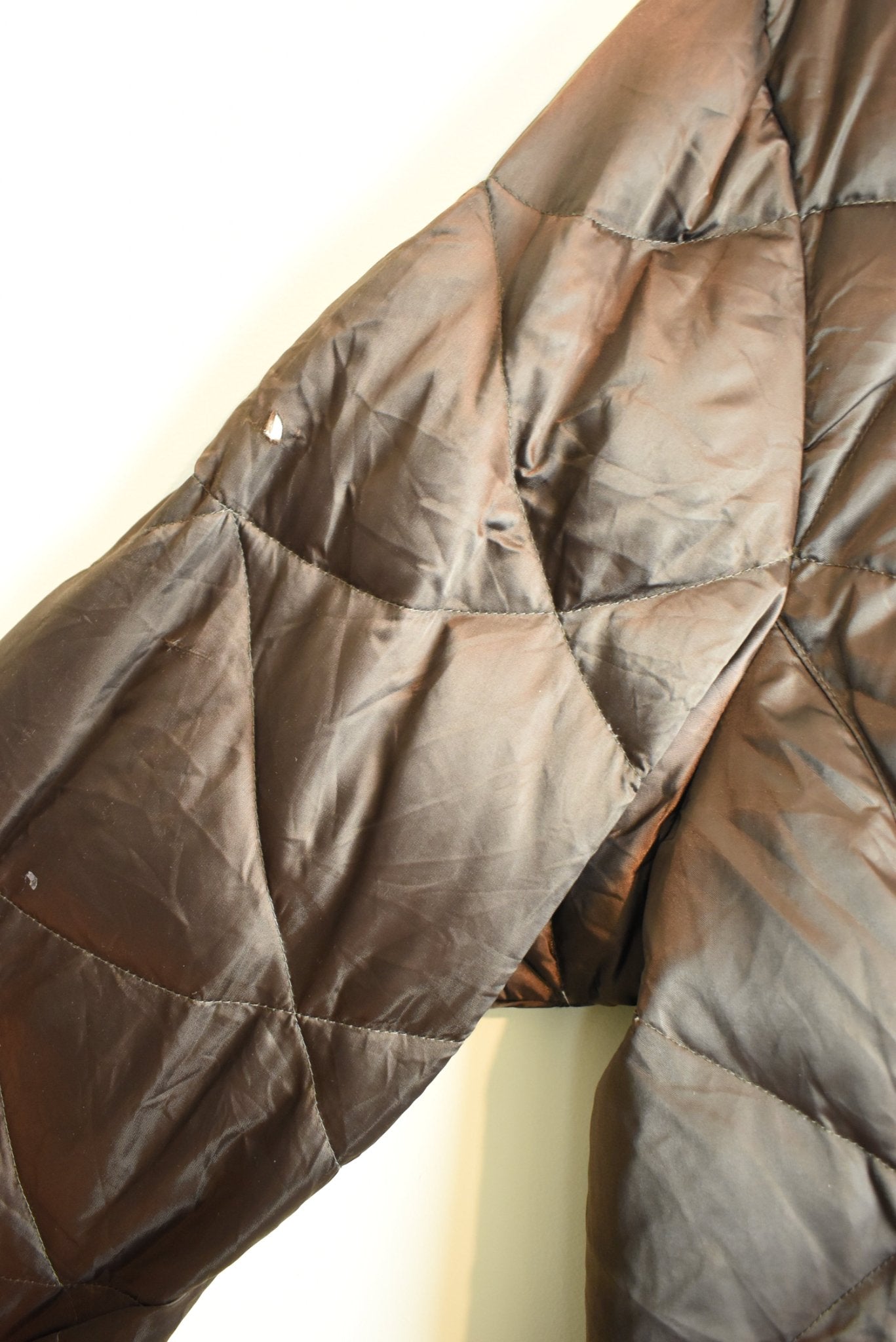 Vintage RARE Brown The North Face Women's Puffer 550 Large | Vintage Clothing