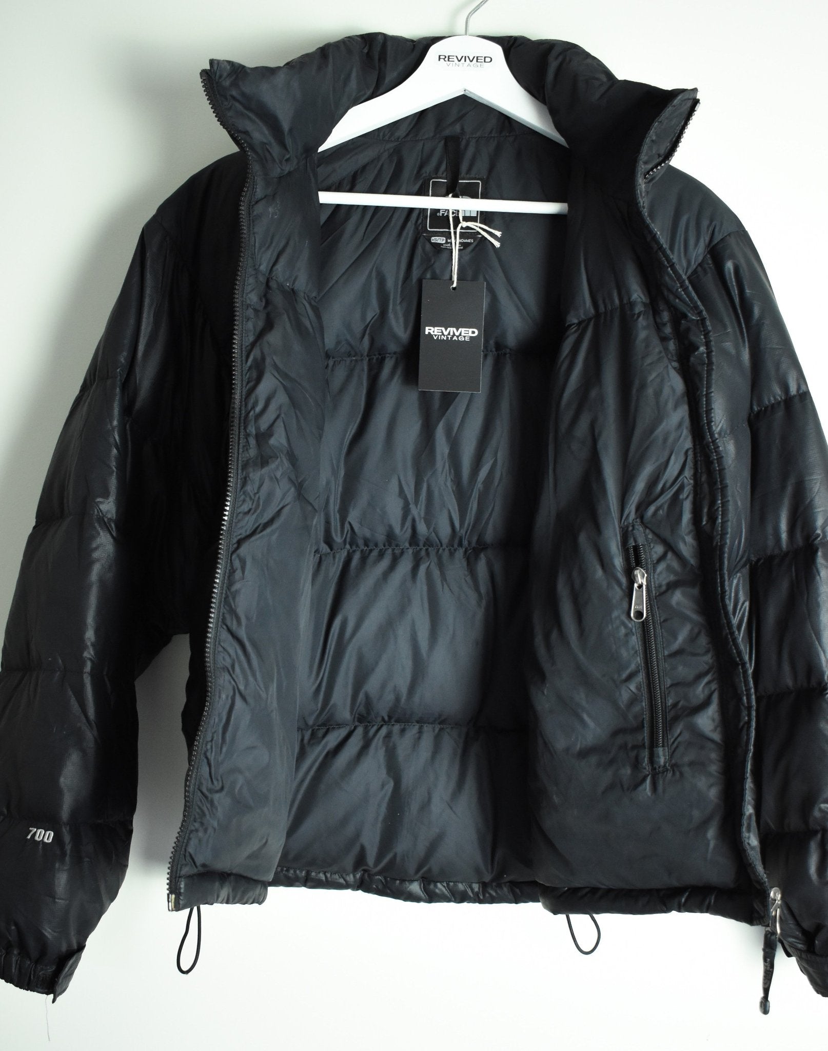 Vintage The North Face 700 Nuptse Puffer Black - Extra Small | Vintage Clothing