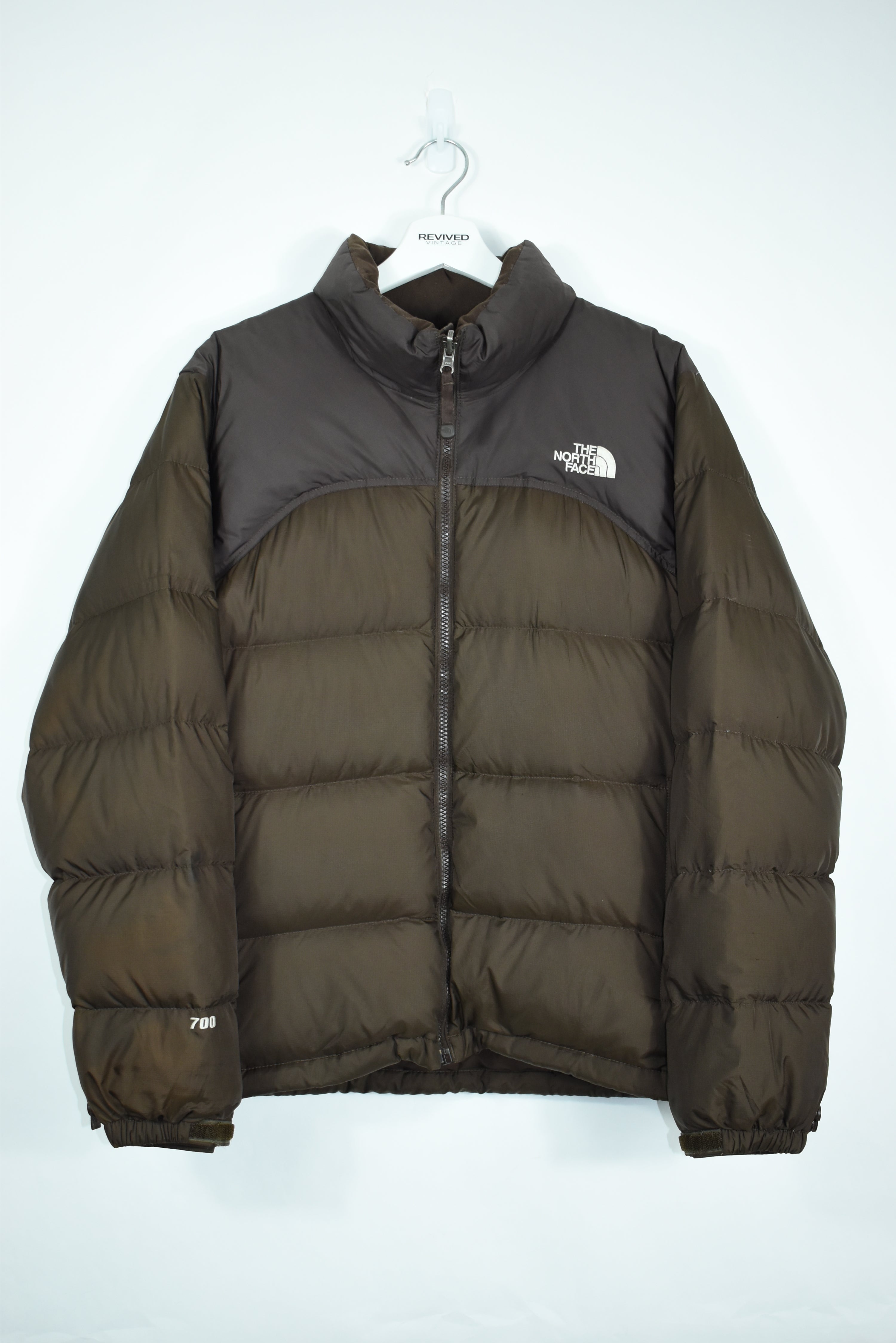 VINTAGE NORTH FACE RARE BROWN NUPTSE 700 PUFFER LARGE (WOMENS)