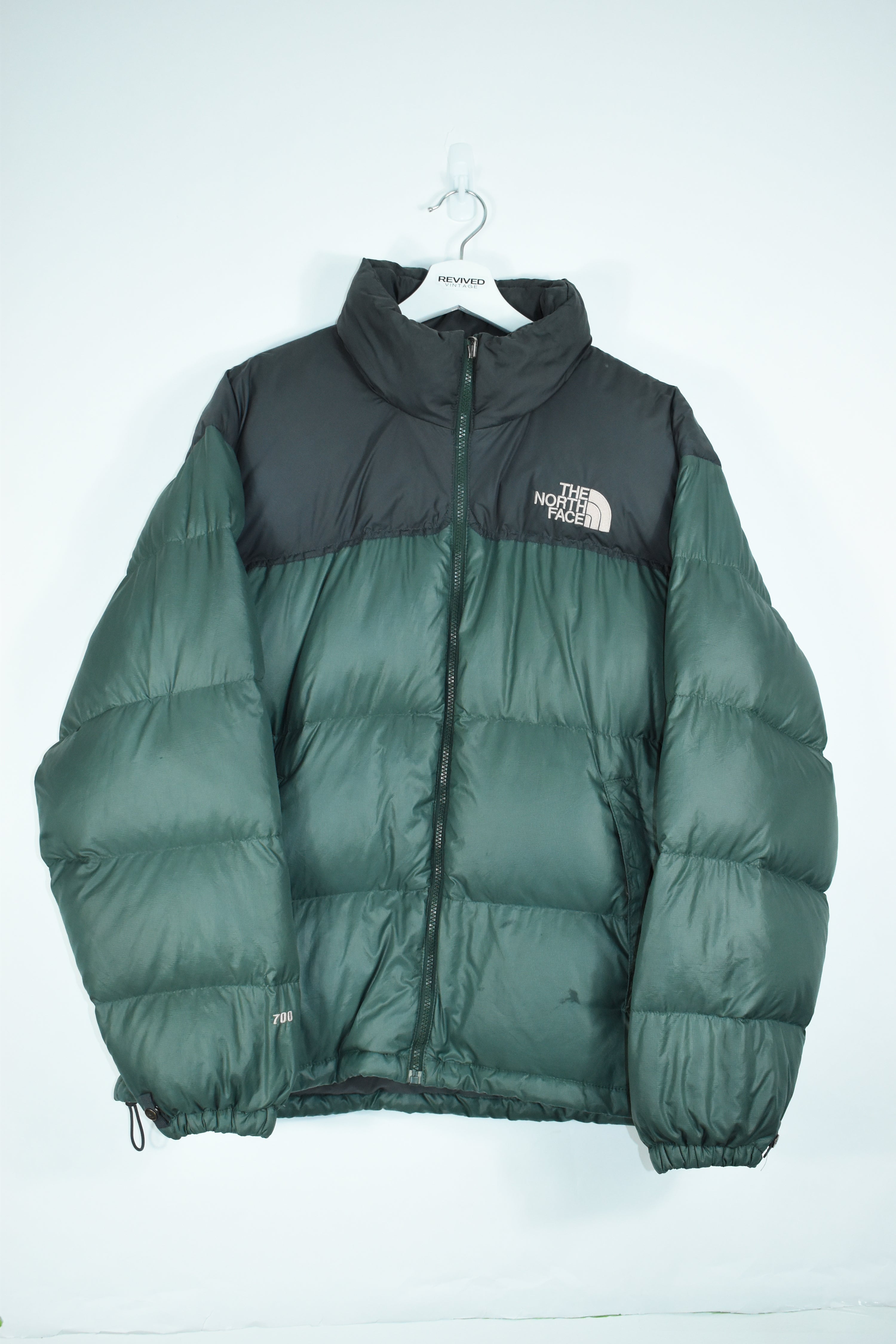 Vintage RARE North Face Forrest Green Puffer L/ XLARGE