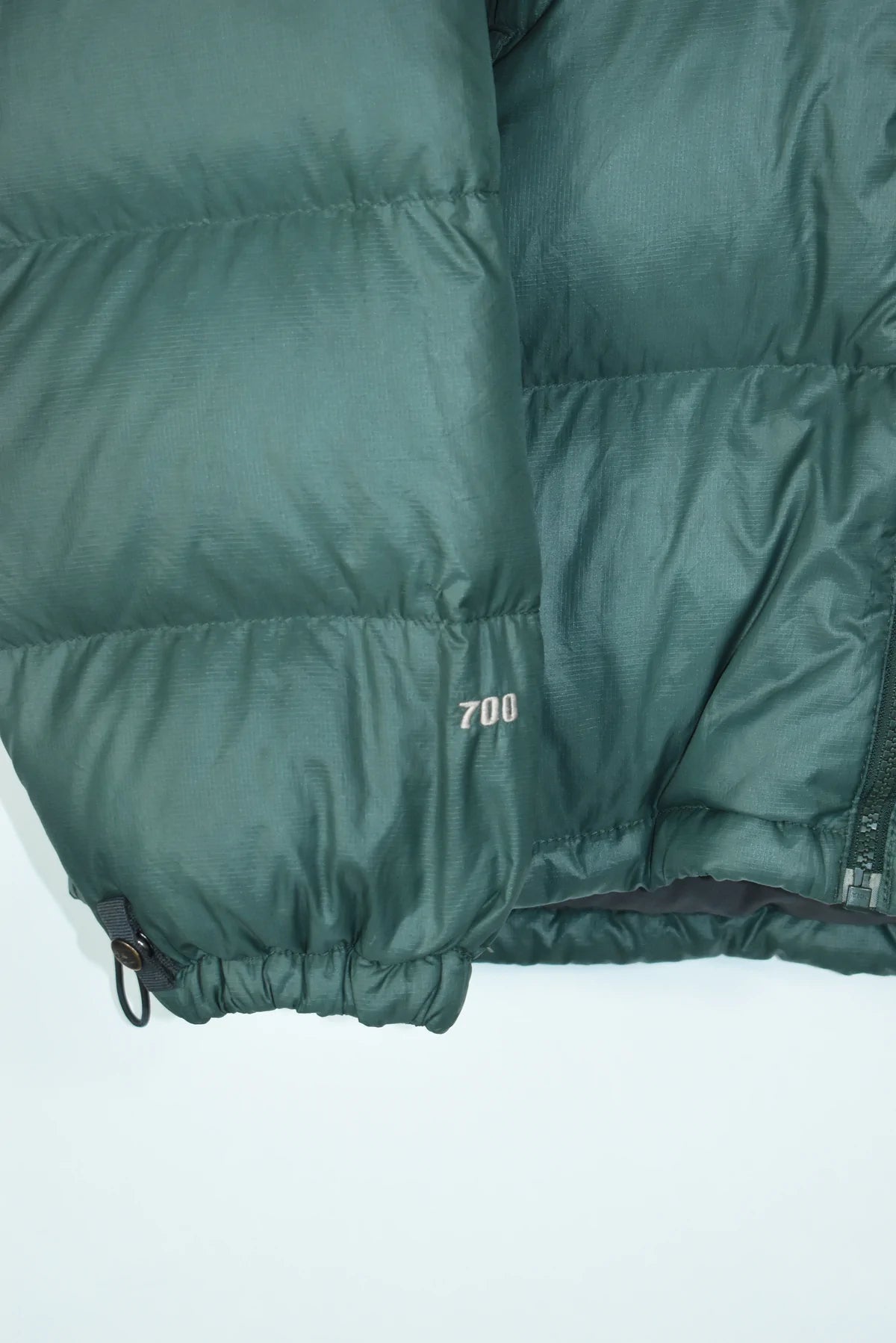 VINTAGE NORTH FACE NUPTSE 700 FORREST GREEN LARGE